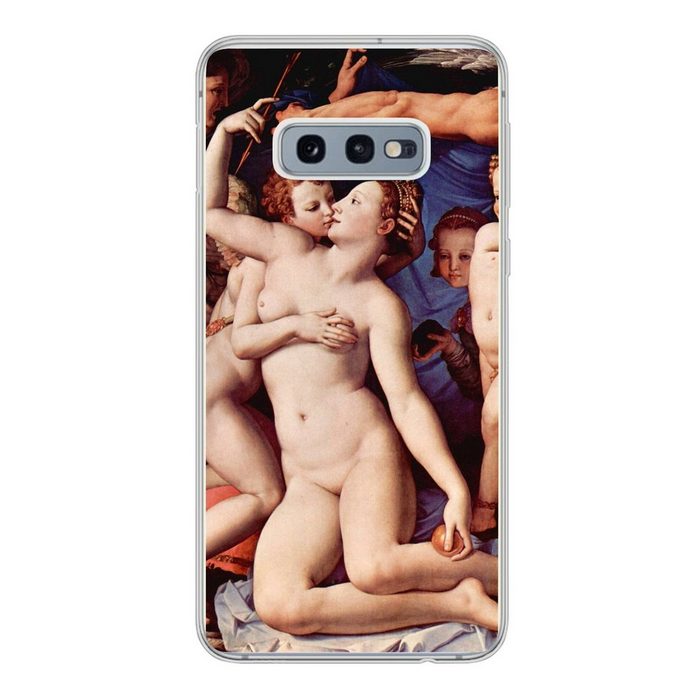 MuchoWow Handyhülle Venus Amor Torheit und Zeit - Leonardo da Vinci Phone Case Handyhülle Samsung Galaxy S10e Silikon Schutzhülle