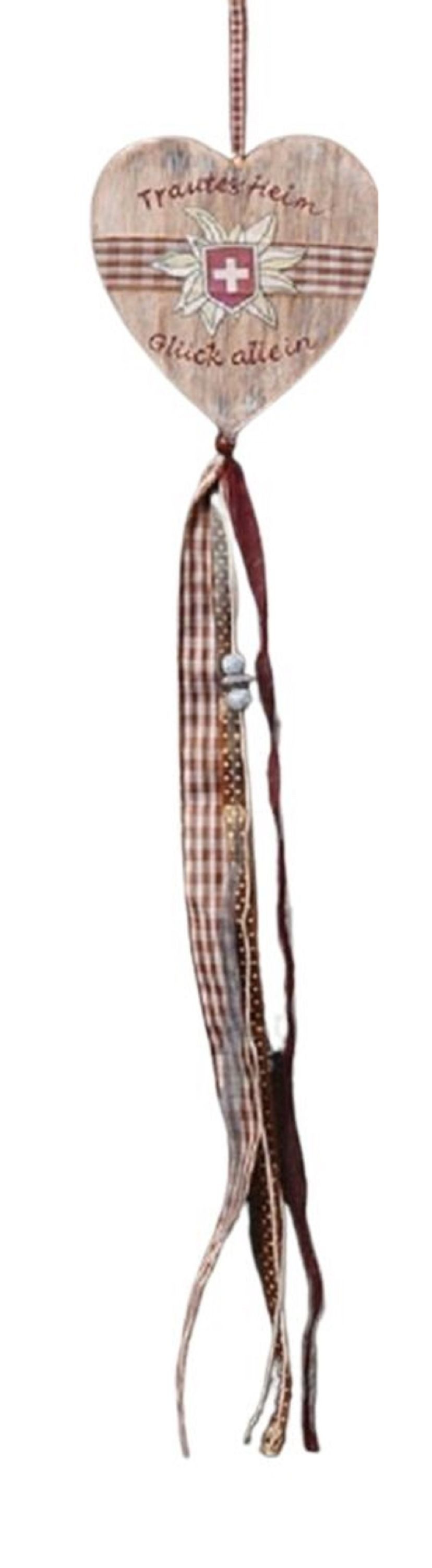 BOLTZE GRUPPE GmbH Hängedekoration Dekoanhänger Herz Holz natur L.70 cm Ø.12,5 cm Stückrpeis