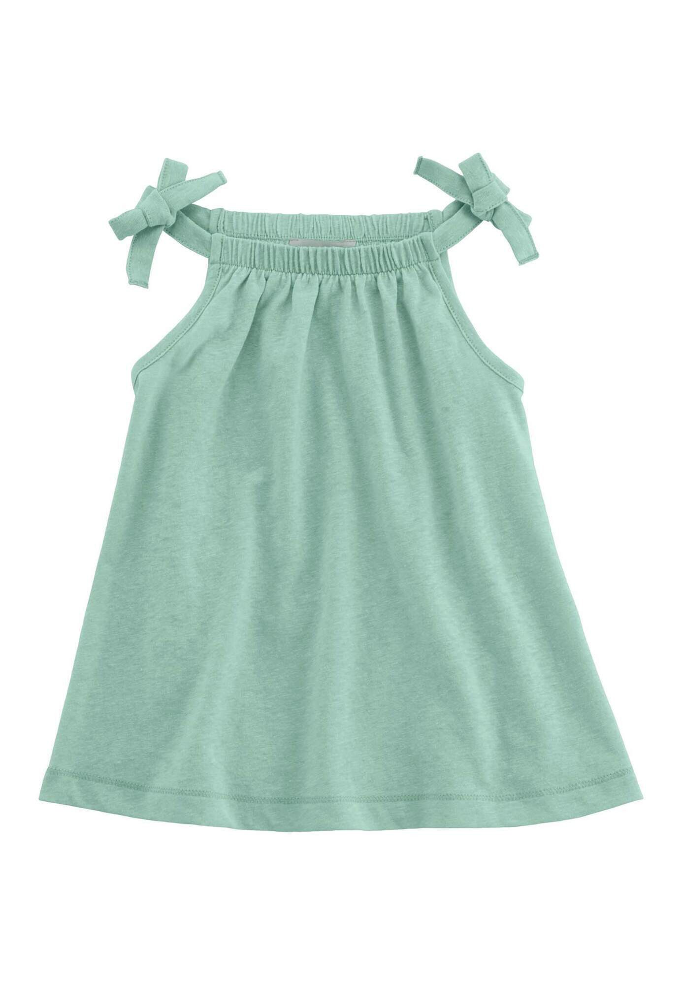 Hessnatur Jerseykleid aus Bio-Baumwolle mit Leinen (1-tlg)