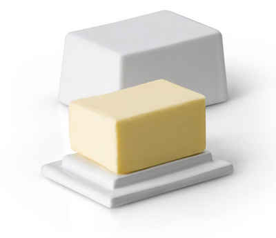 Continenta Butterdose, Keramik, aus Keramik, für 125 g Butter, 9.5 x 7 x 6 cm