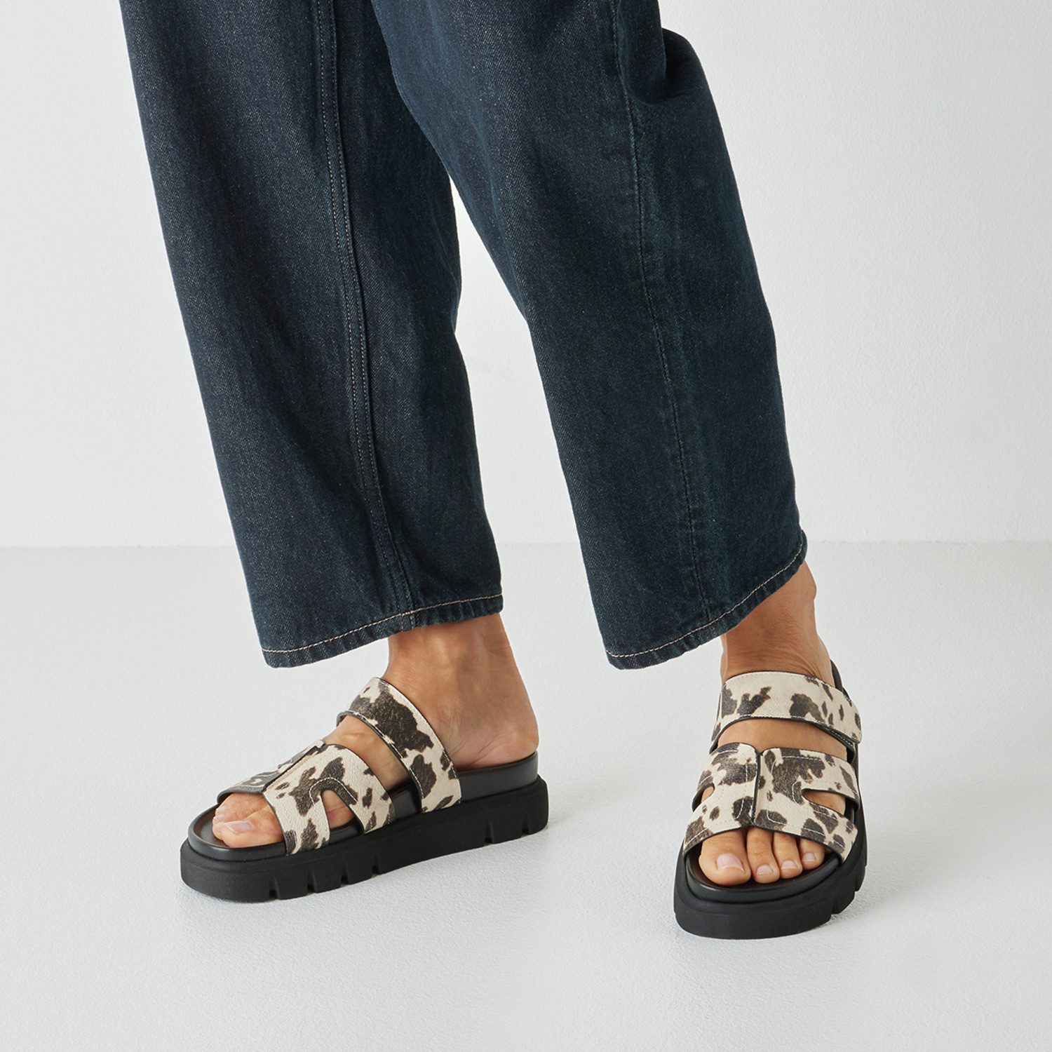Tamaris Pantolette Schlupfschuh, Sommerschuh mit modischer Plateausohle