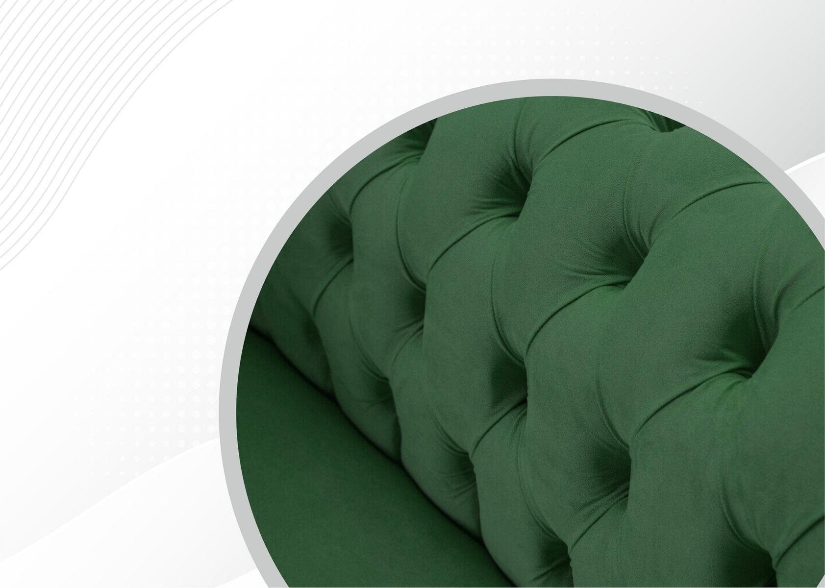 165 2 cm Chesterfield Couch Sofa Chesterfield-Sofa, Sitzer JVmoebel Design