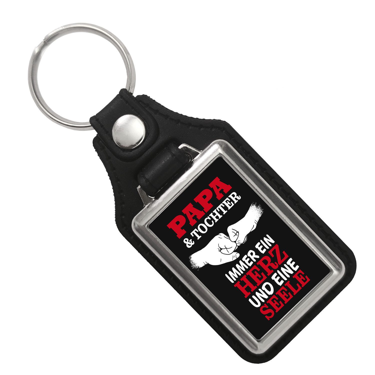 speecheese Schlüsselanhänger Papa & Tochter ein Herz und eine Seele Schlüss günstig online kaufen