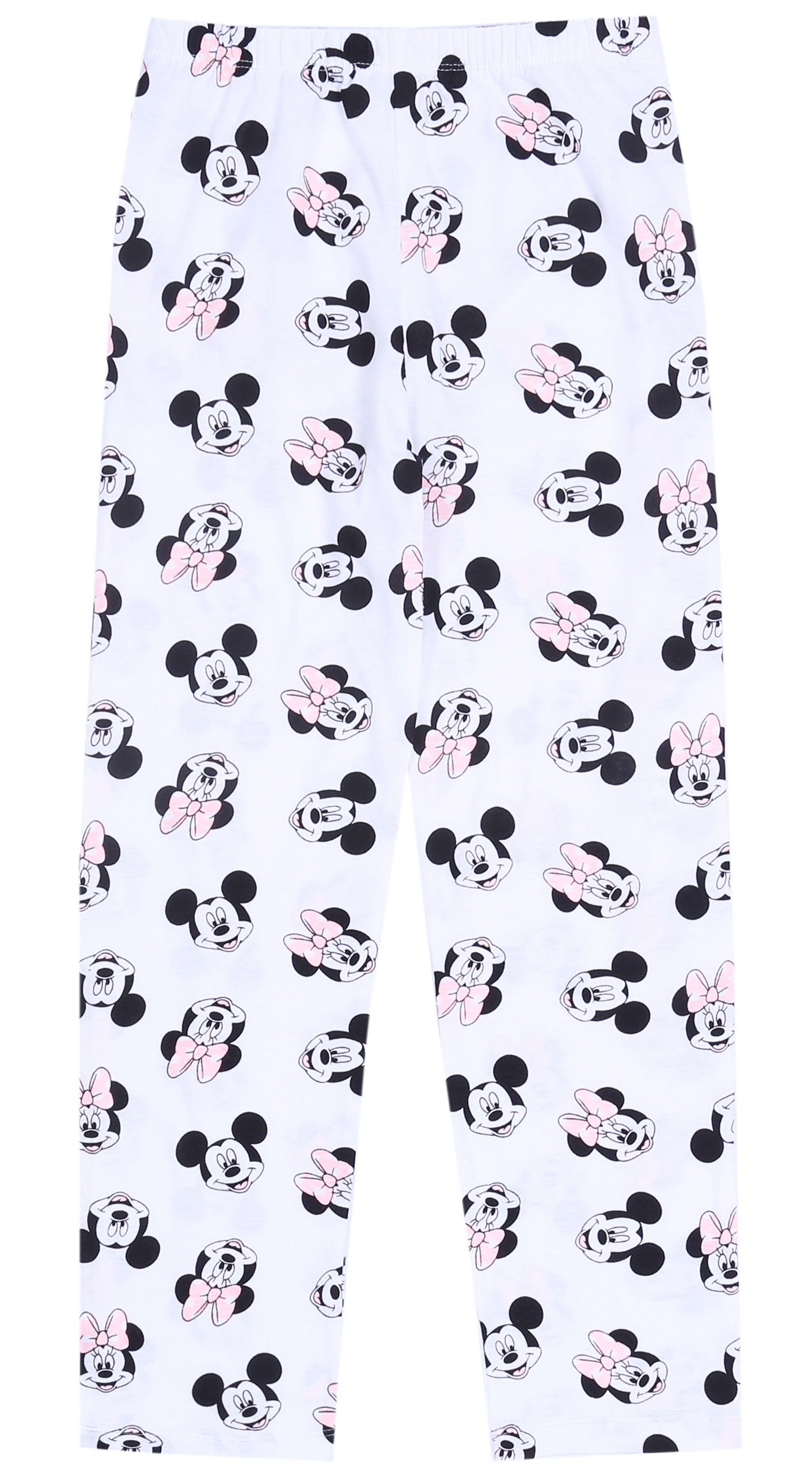 Sarcia.eu Schlafanzug 2x Weiß-pinkes Pyjama/Schlafanzug Minnie Maus DISNEY 9-10 Jahre