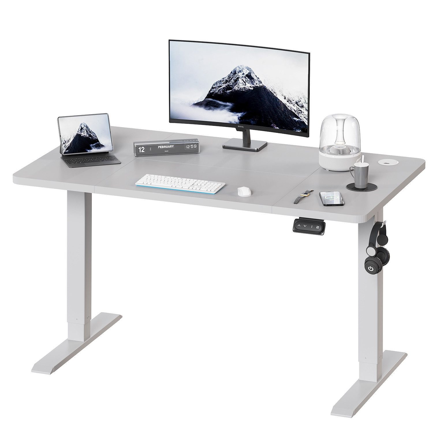 HOMALL Schreibtisch Höhenverstellbar elektrischer Memory-Funktion 100/120/1 günstig online kaufen