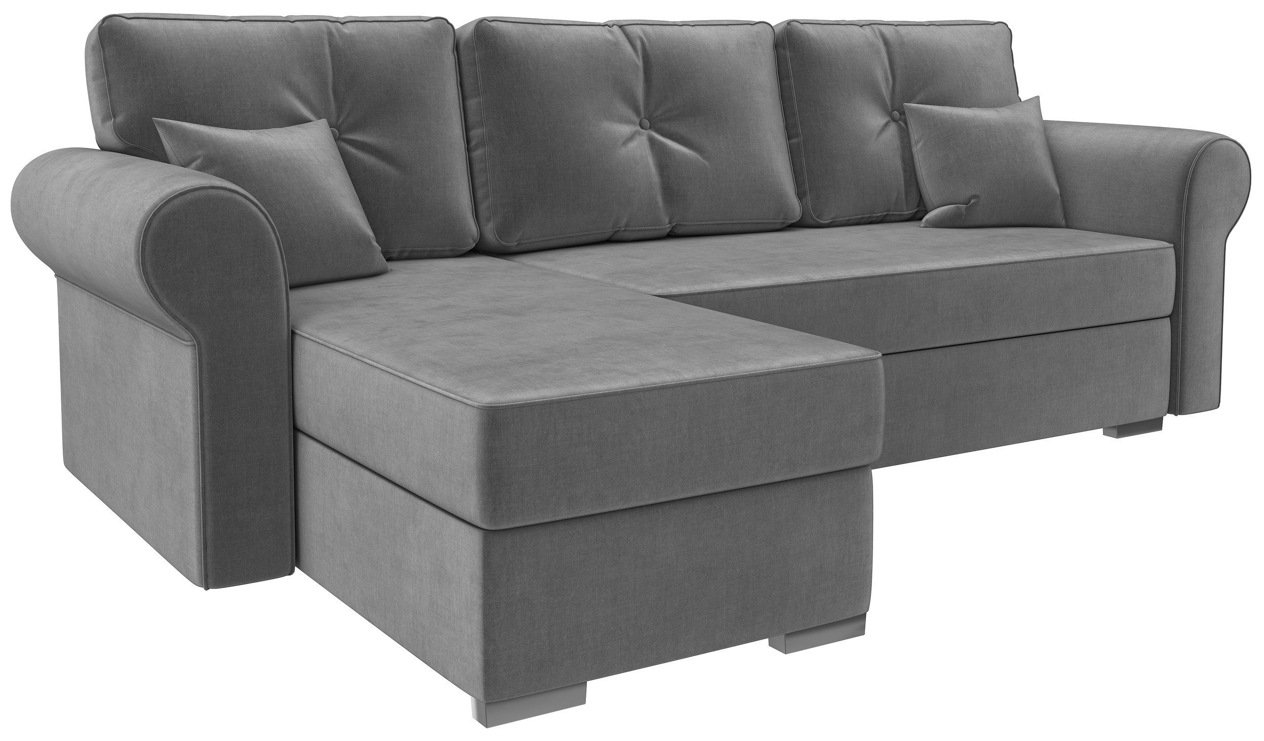 Bettkasten, und Eckcouch, Orco, Stylefy frei inklusive im bestellbar, mit links rechts Modern mane L-Form, stellbar, Ecksofa Kissen Raum Bettfunktion Design, oder