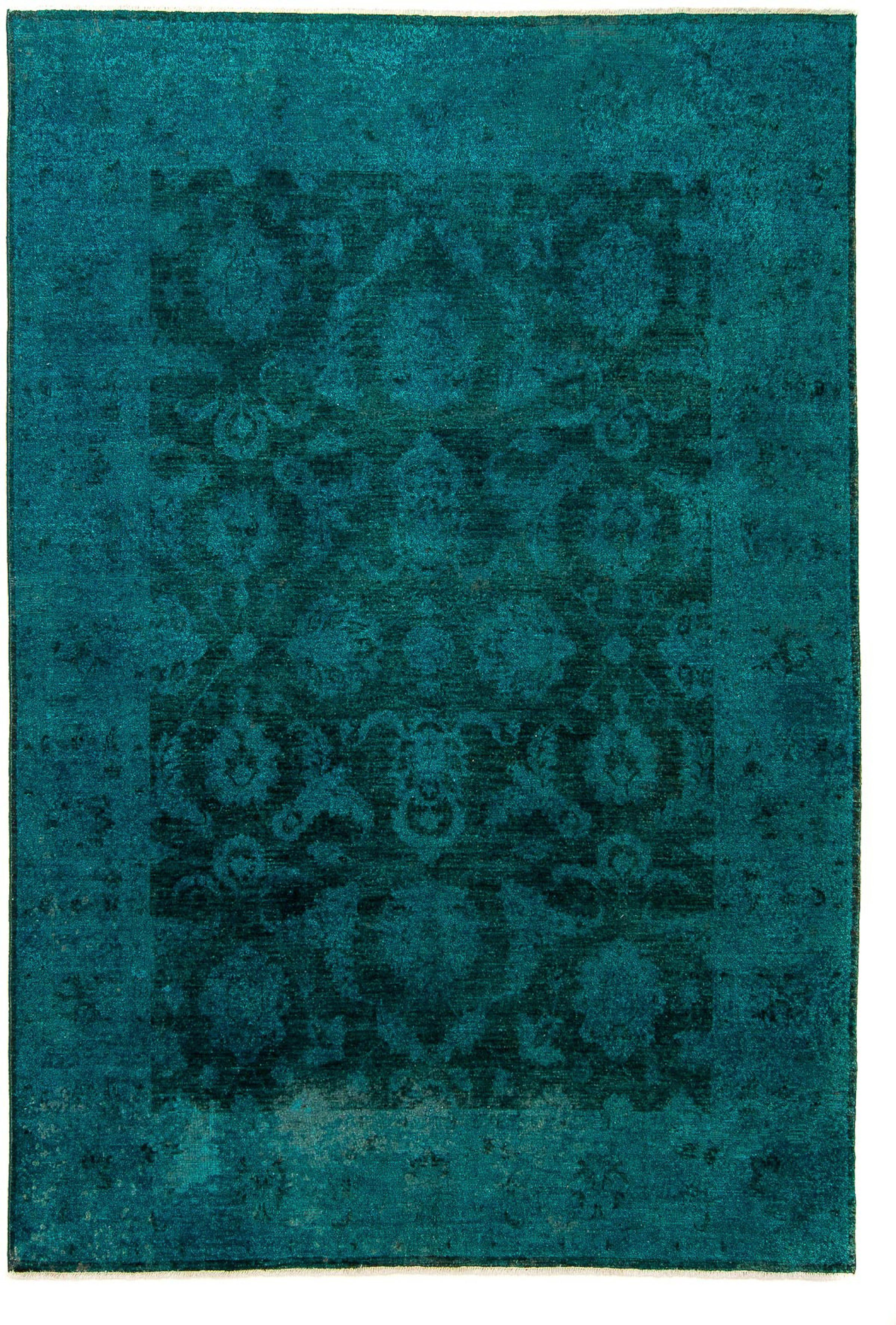 Orientteppich Ziegler - 330 x 6 cm dunkelblau, mm, mit Einzelstück morgenland, 245 Handgeknüpft, - Höhe: Zertifikat Wohnzimmer, rechteckig