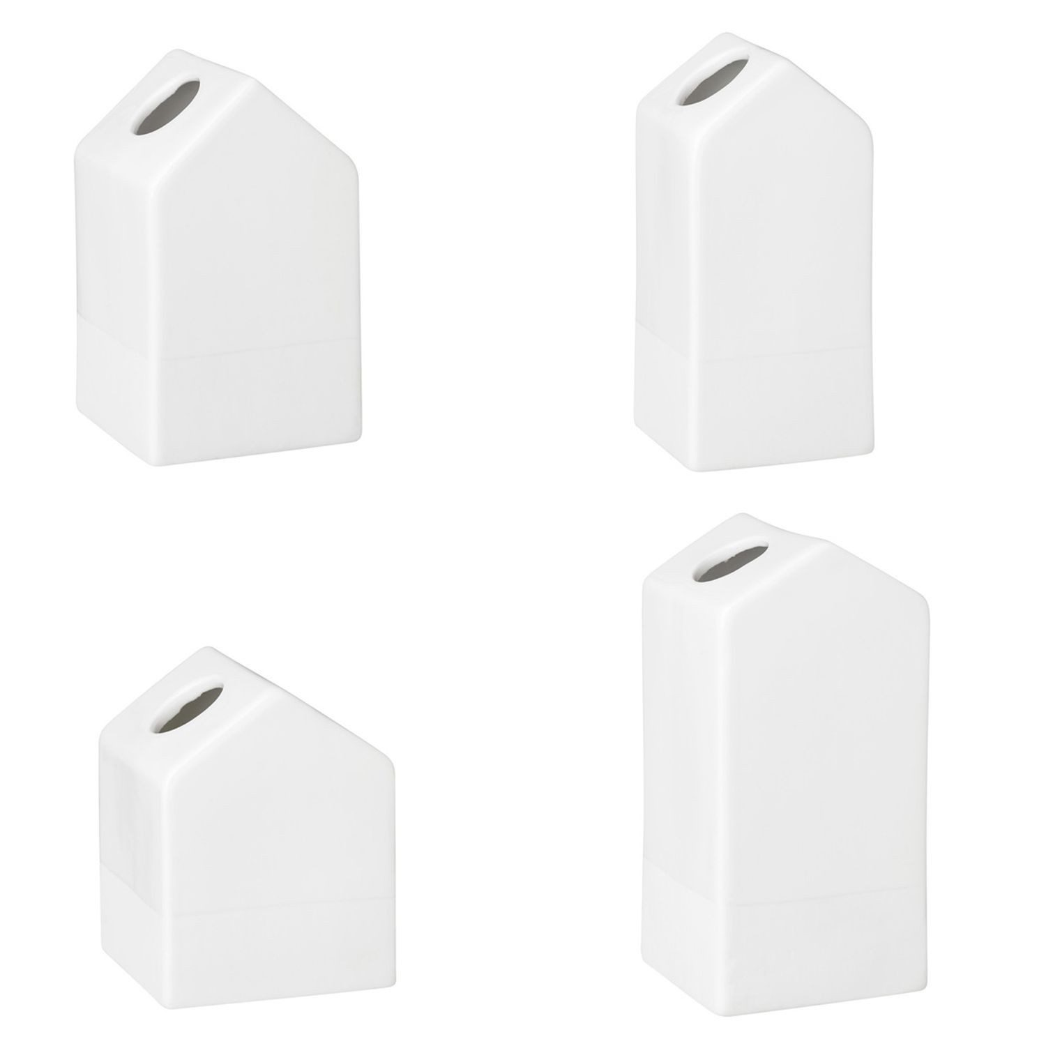 Räder Design Dekovase Gartenhäuschen 4er Set