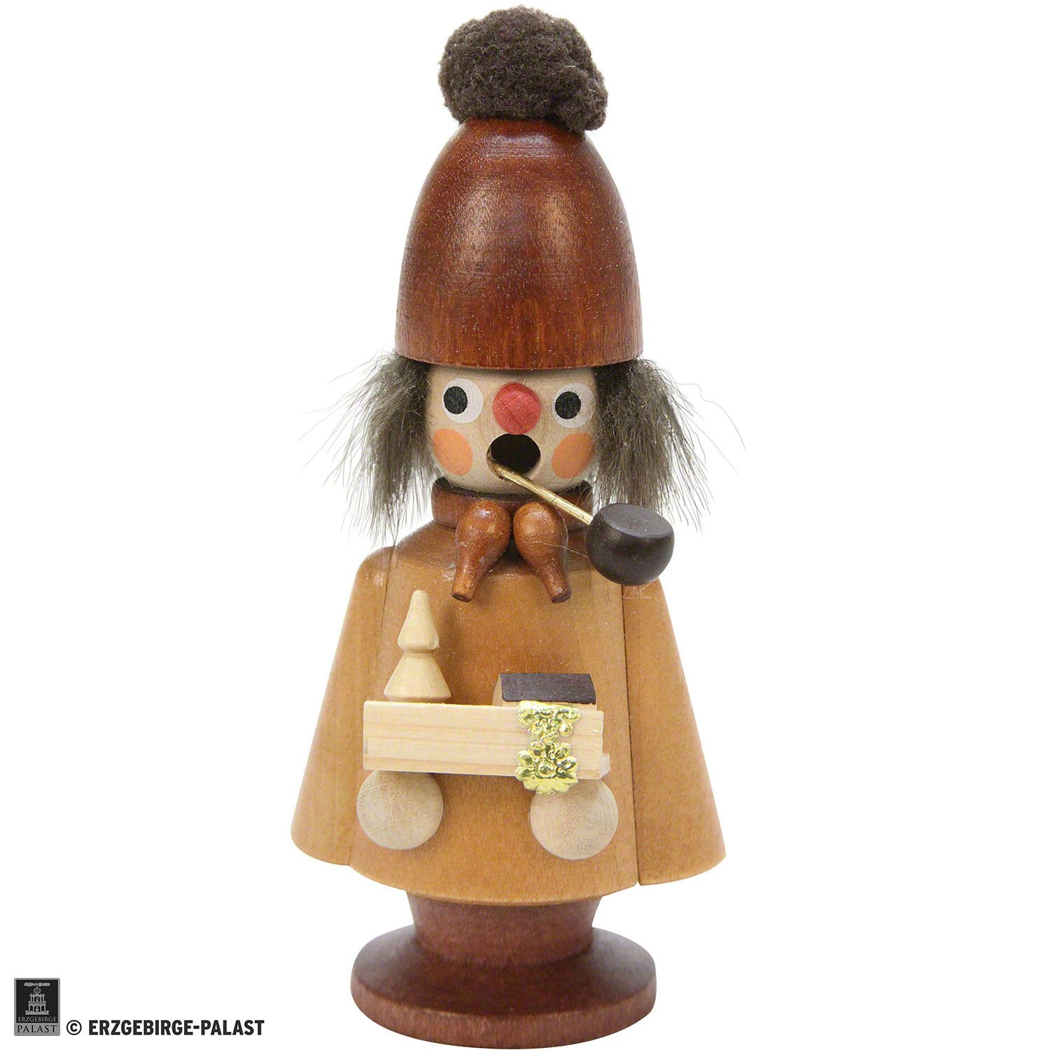 Räuchermännchen Striezelmännle natur (11cm) Räuchermann von Christian Ulbricht