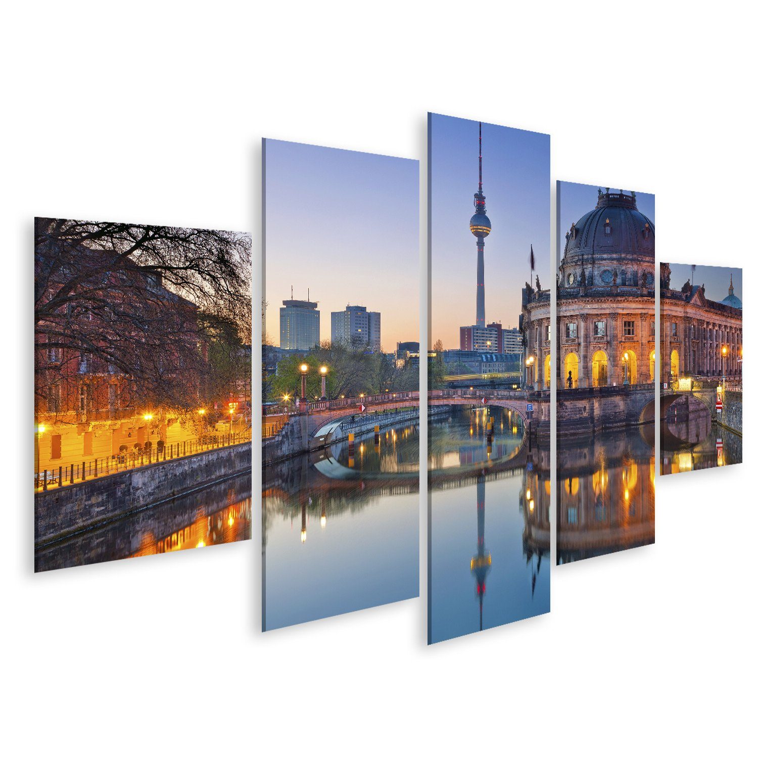 Leinwandbild Bild auf Leinwand Berlin Wandbild Poster Kunstdruck Bilder