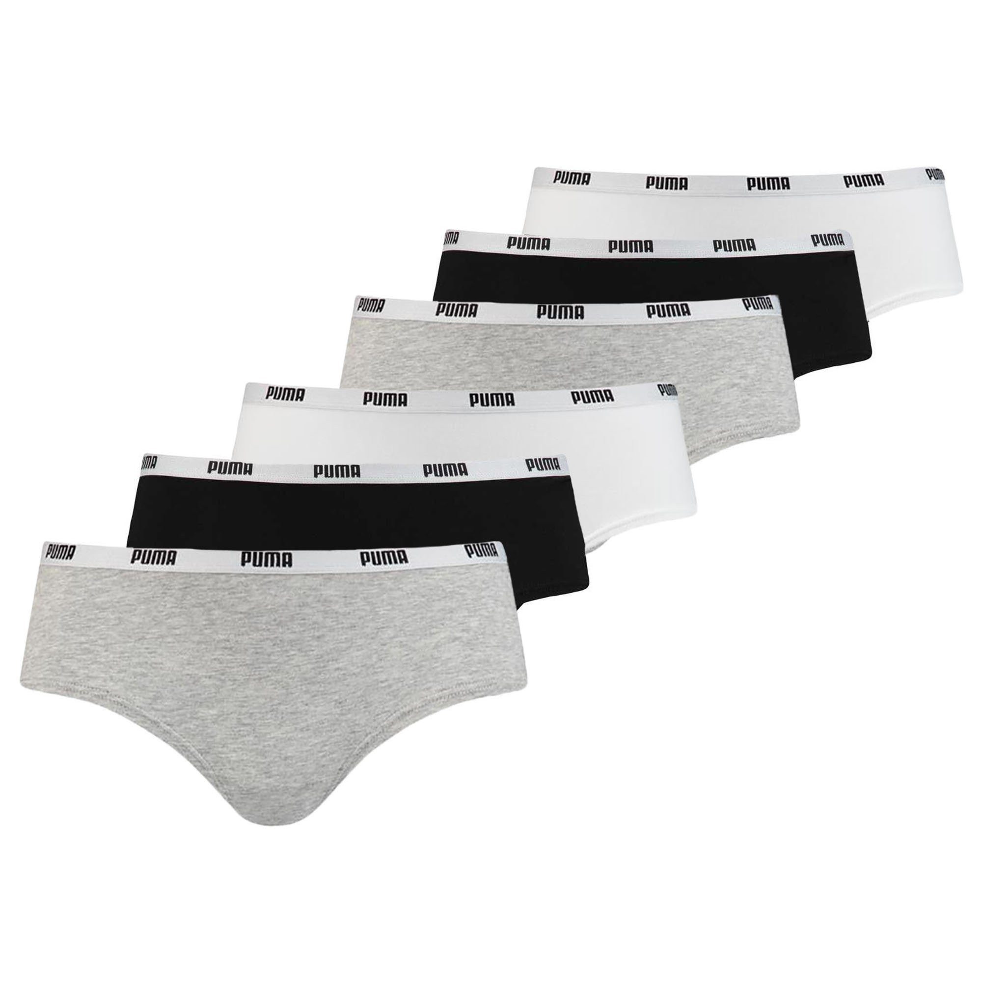 PUMA Panty Damen Panty 6er Pack Baumwolle (Packung, 6er Pack)