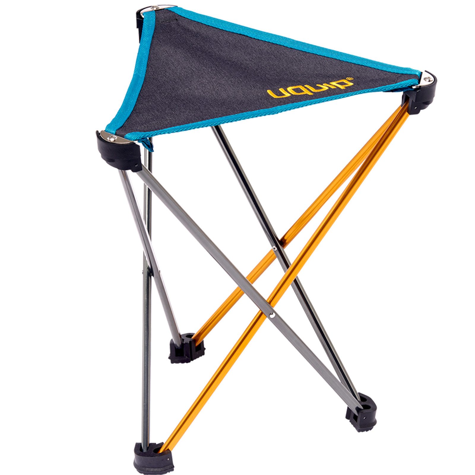 UQUIP Campinghocker Leichtgewichtshocker Trinity L Mini, Dreibein Hocker Campinghocker 120 kg