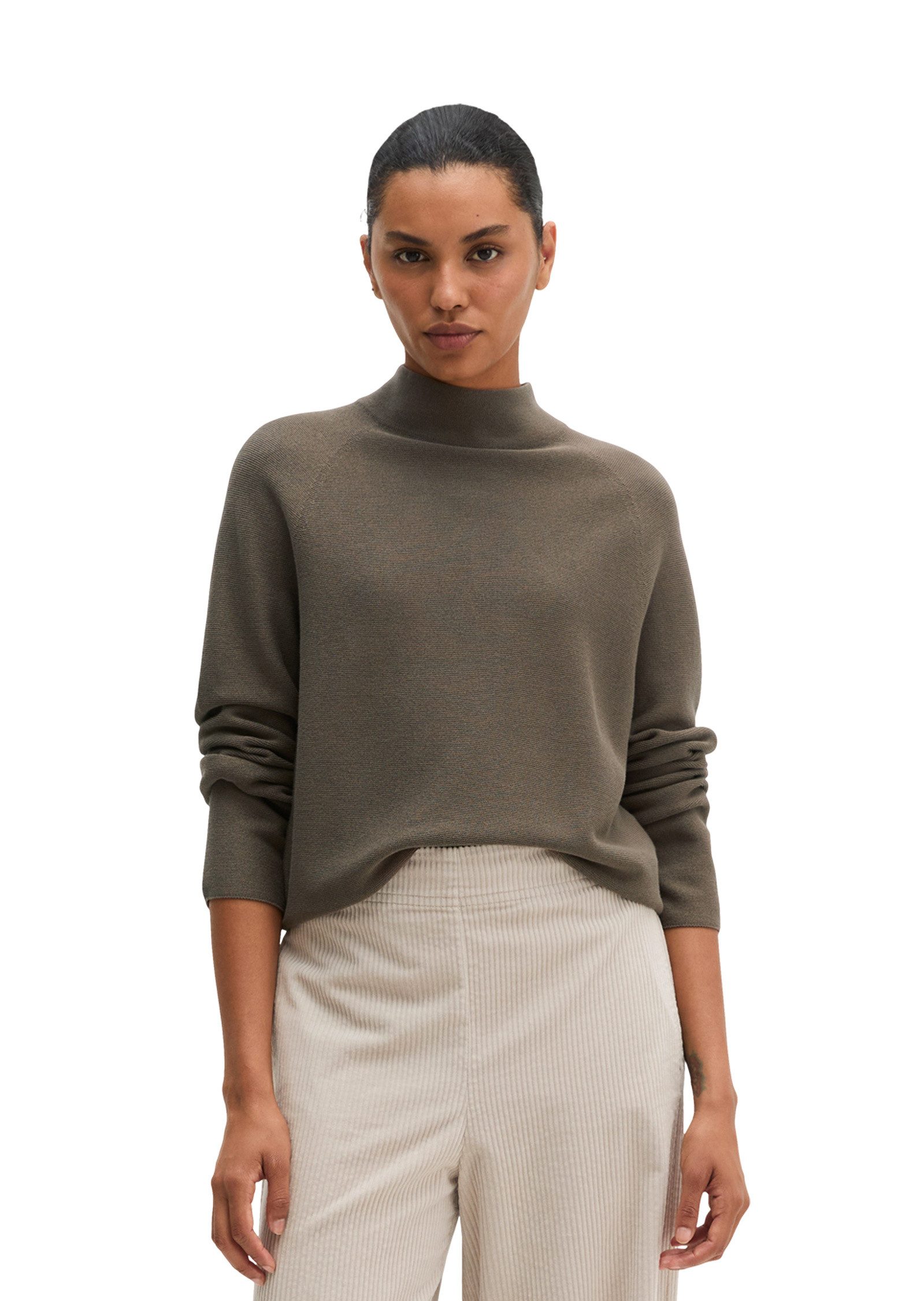 Marc O'Polo Strickpullover aus softer Bio-Baumwolle