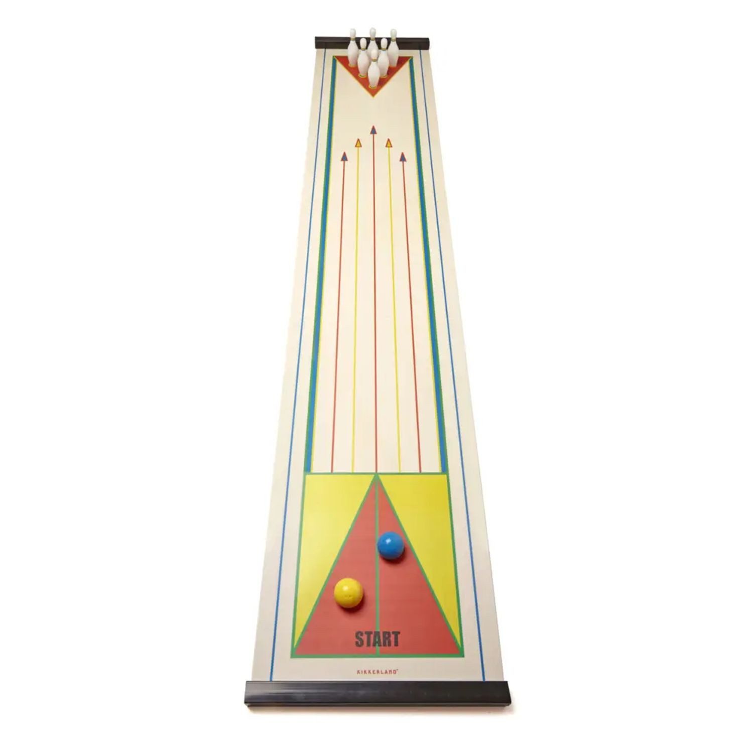 Kikkerland Spiel Tabletop Bowling (Spiel)