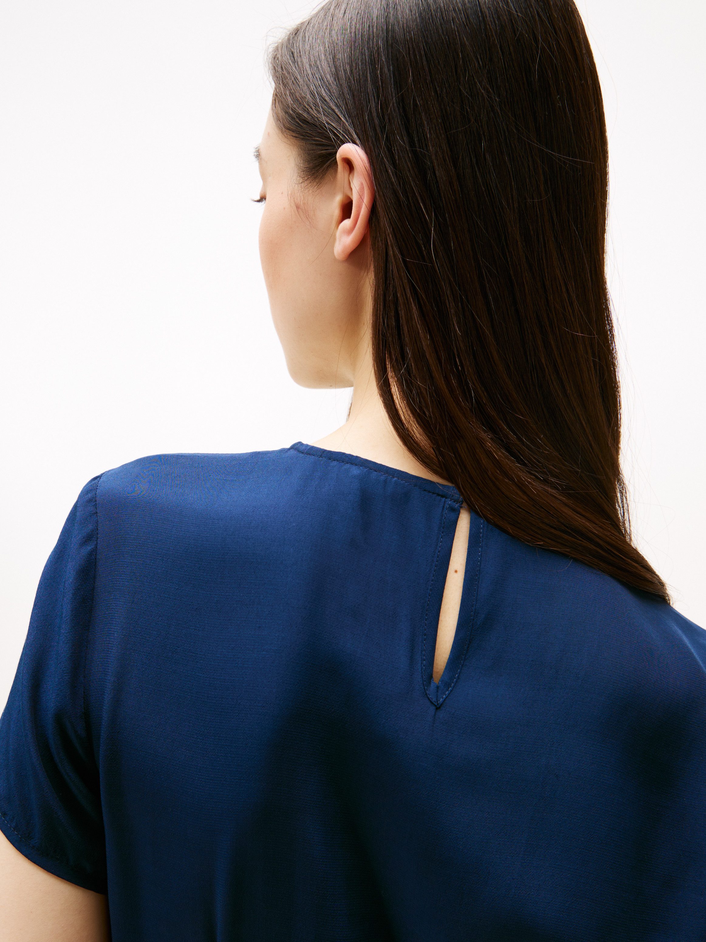 Tommy Jeans Minikleid TJW F&F SS MINI DRESS EXT Viskose, Rundhals, Kurzarm günstig online kaufen