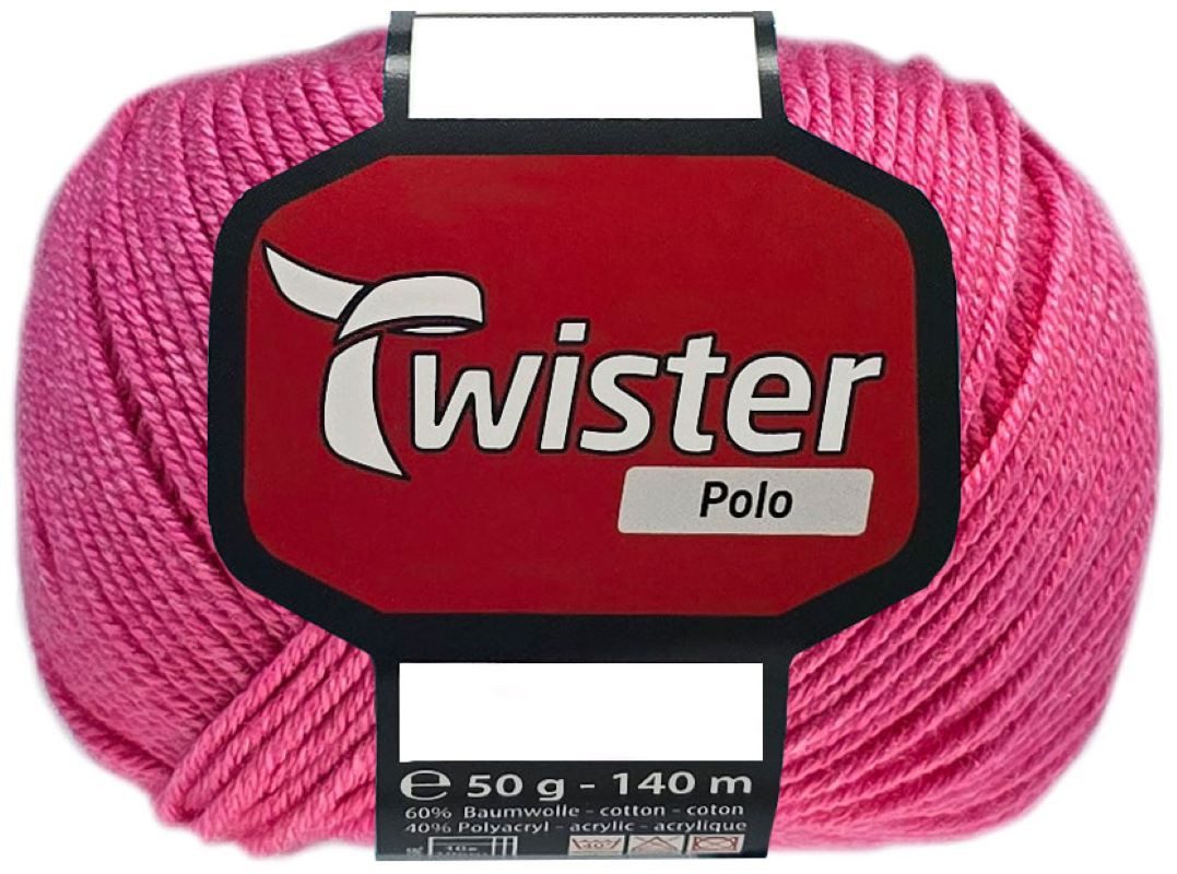Kurtenbach 50 Gramm Twister Polo aus 60 % Baumwolle, 40 % Polyacryl Bastelgarn