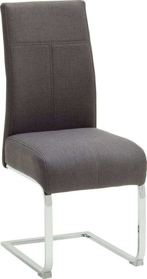 MCA furniture Esszimmerstuhl Foshan (Set, 2 St), Stoffbezug Aqua Resistant,  Stuhl mit Taschenfederkern, bis 120 Kg, Stuhl Belastbar bis 120 Kg,  Rückseitiger Griff für einfaches Handling