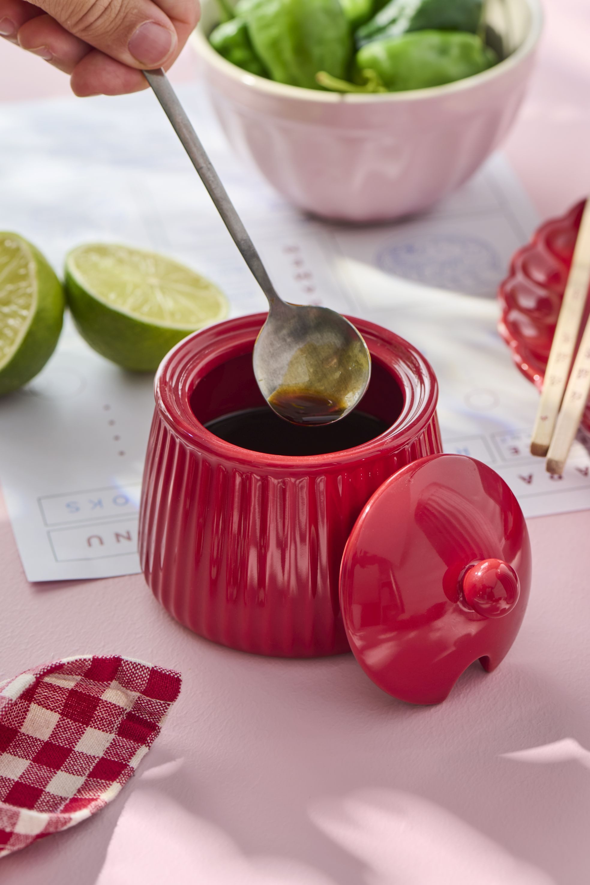 Ib Laursen Zuckerdose Ib Laursen - Zuckerdose Zuckerschale Mynte Rillen Keramik 2028 Farbe: