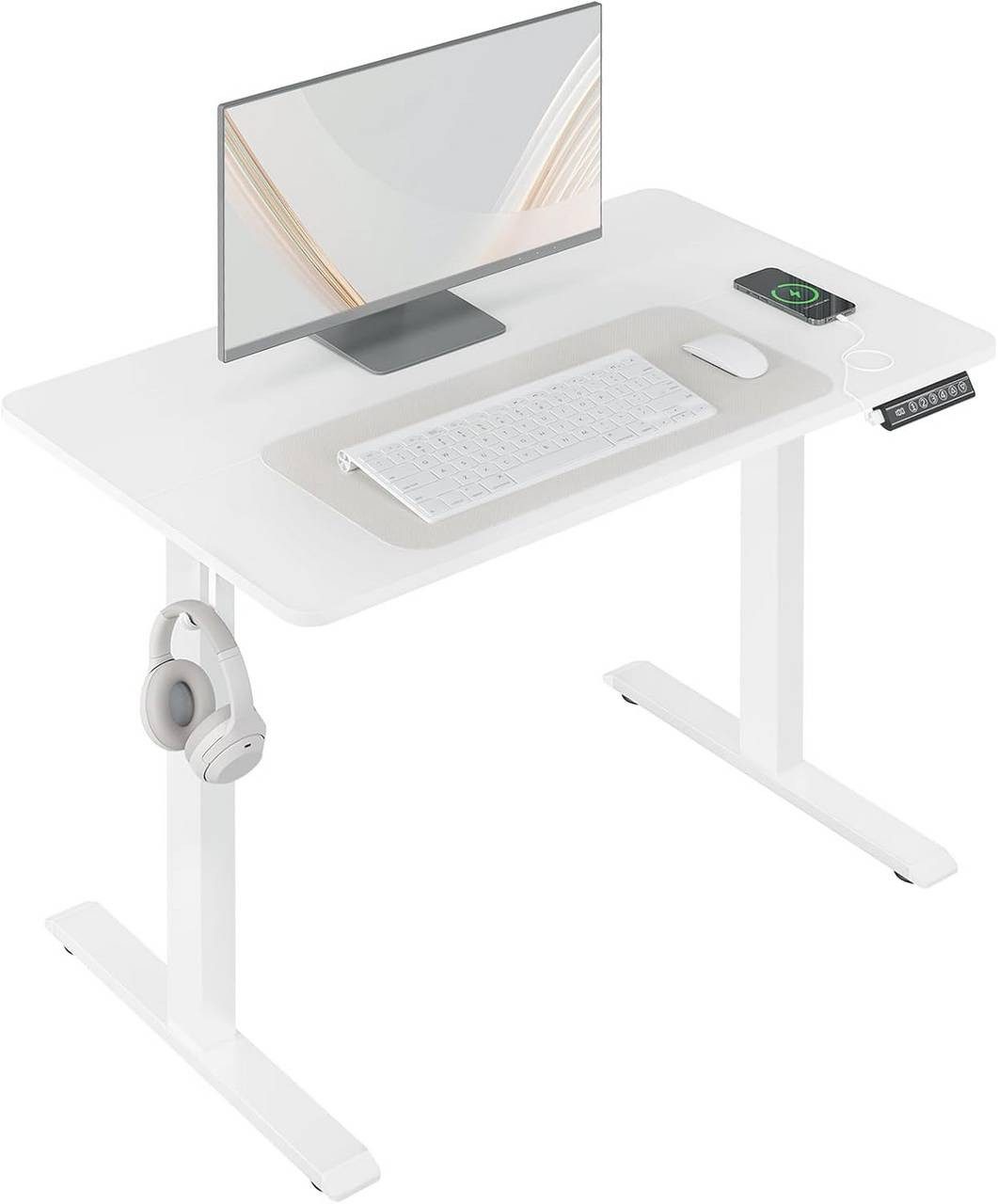 Woltu Schreibtisch (1-St), Höhenverstellbar Elektrisch, 4 günstig online kaufen