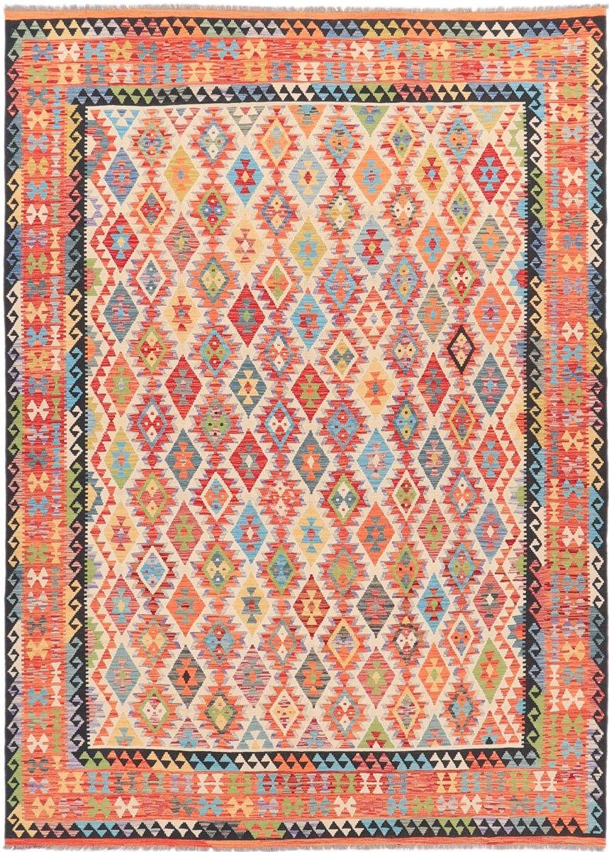 Orientteppich Kelim Afghan Heritage Trading, rechteckig, Nain Orientteppich, 3 Moderner Höhe: mm Handgewebter 256x359