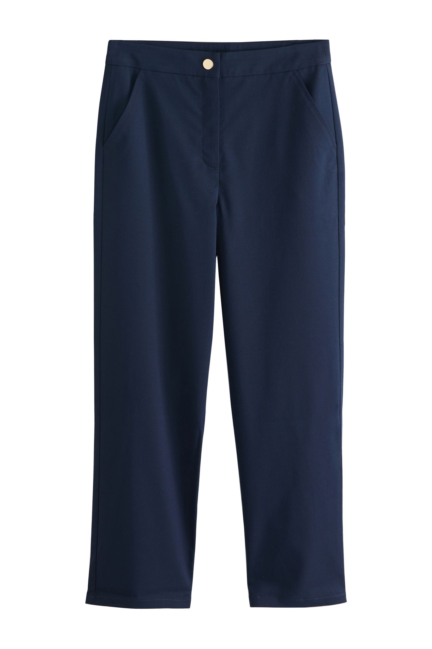 Stoffhose Längere Senior Schulhose mit geradem Bein