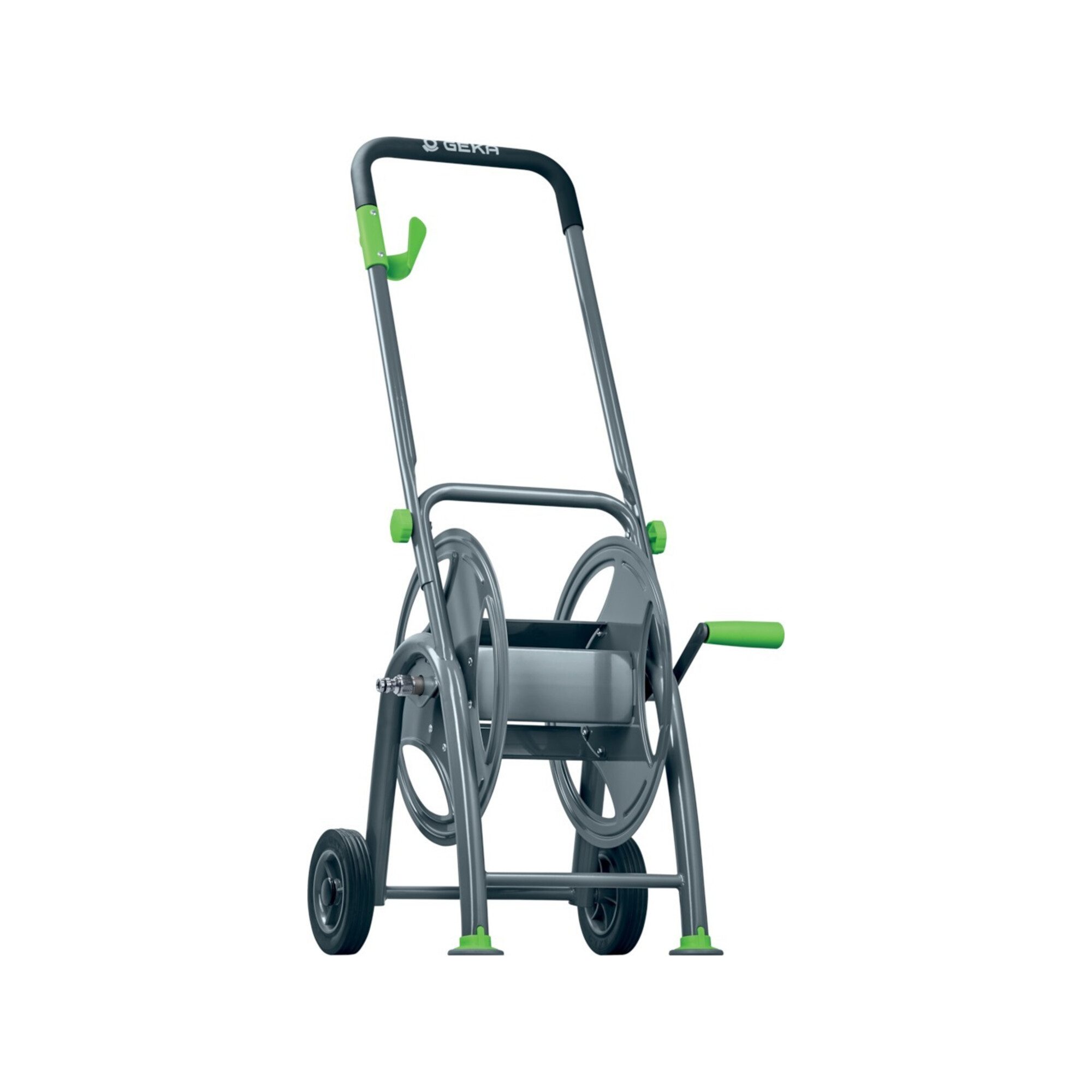 GEKA Gartenschlauch Schlauchwagen plus P25 Anschl.-Gew.26,44mm G 1/2 Zoll pulv.STA GEKA