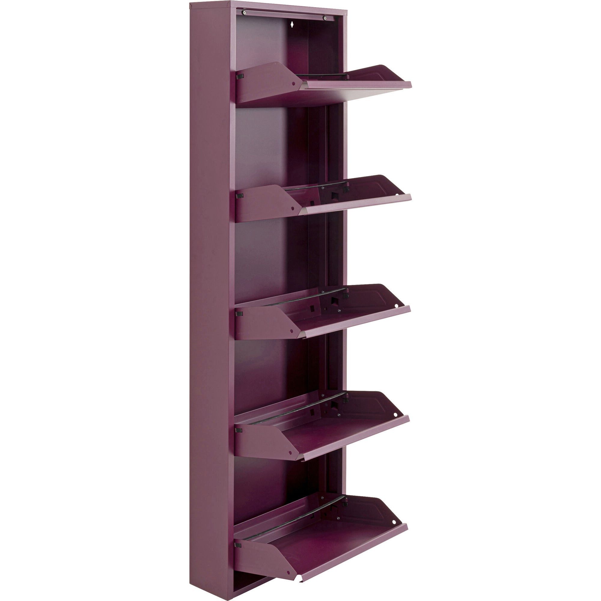 Kare Design Schuhschrank Caruso schmaler Schuhkipper mit 5 Klappen
