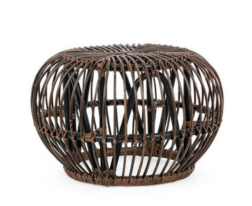 Natur24 Beistelltisch Beistelltisch Doradal 65 x 65 x 44 cm Rattan