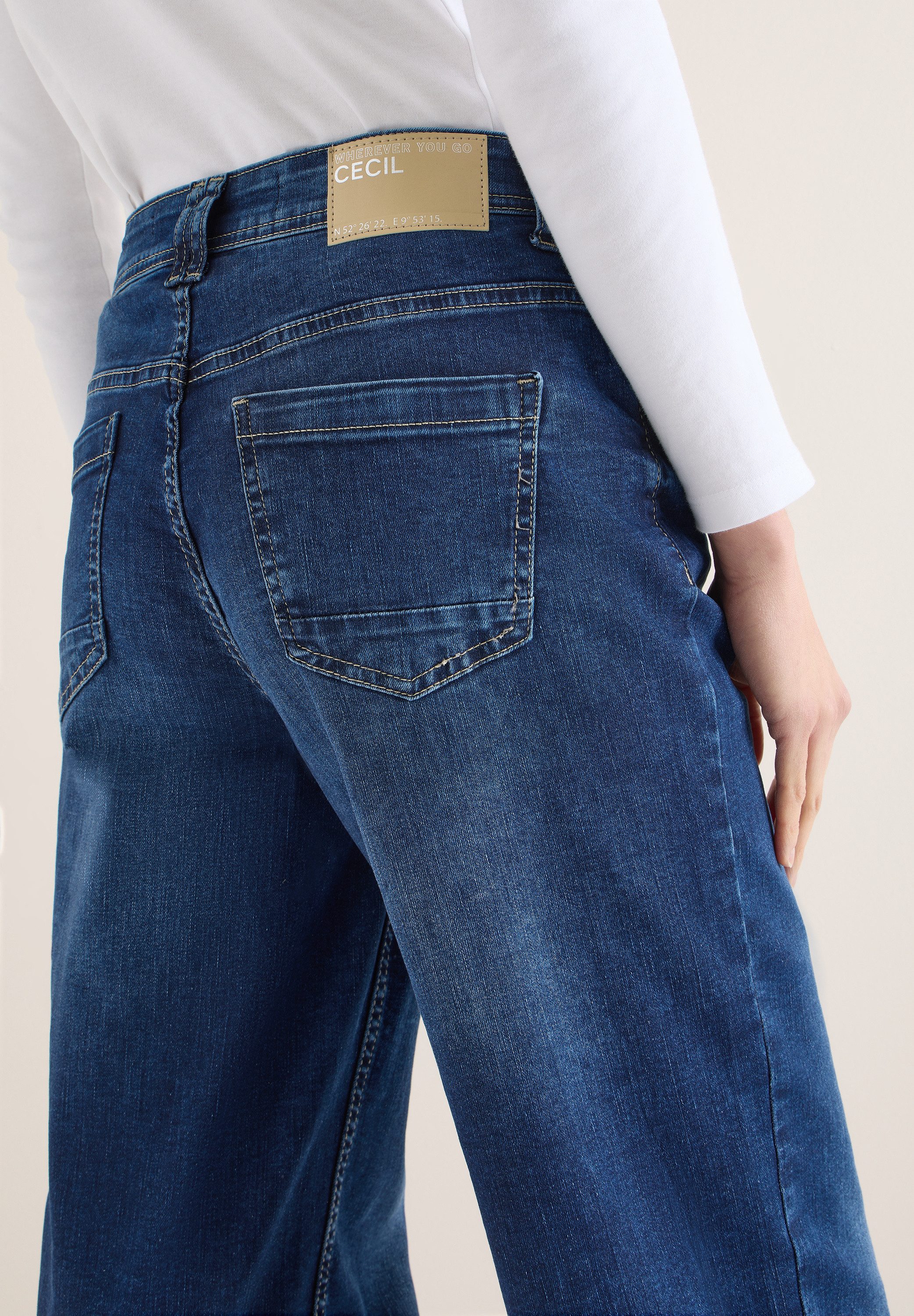 CECIL Weite Jeans NEELE im Five-Pocket Style