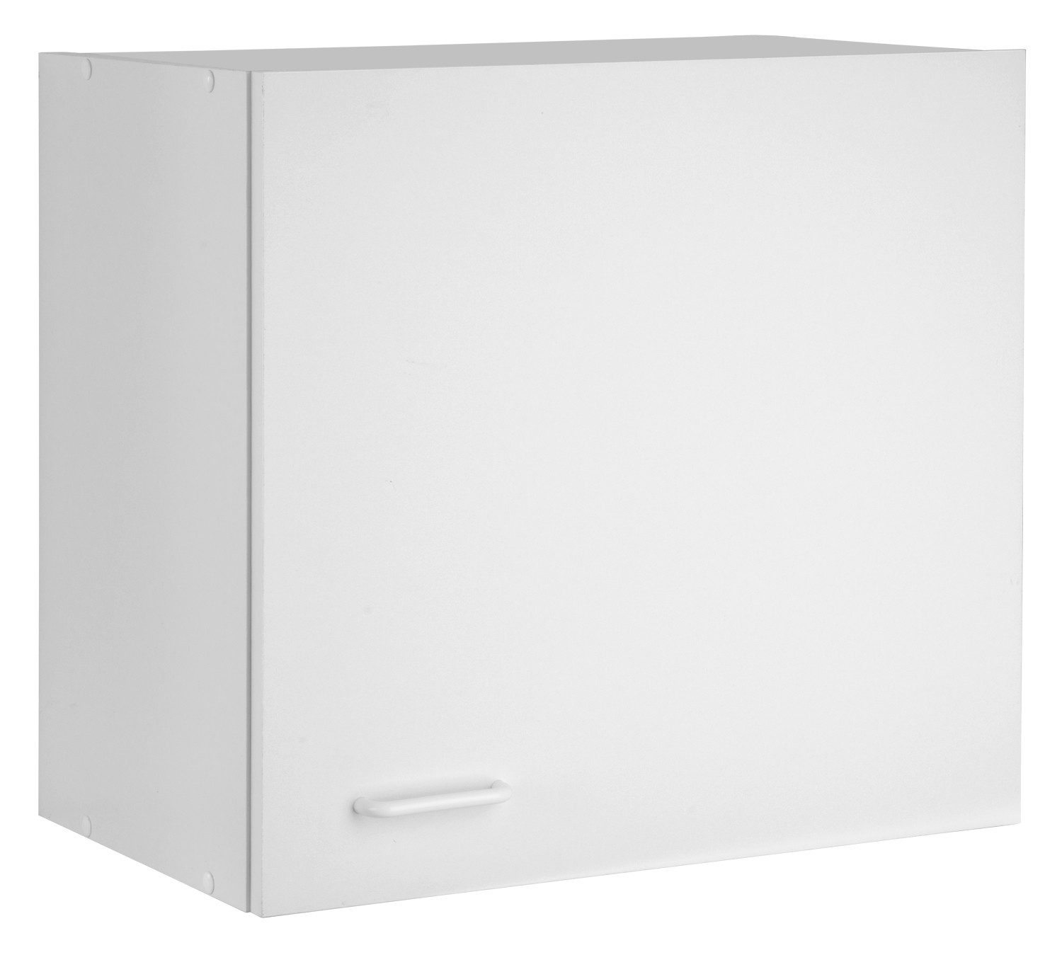 Hängeschrank Küchenschrank TOP, Weiß matt, 1 Tür, B 60 cm, H 53 cm, Boden 5-fach höhenverstellbar