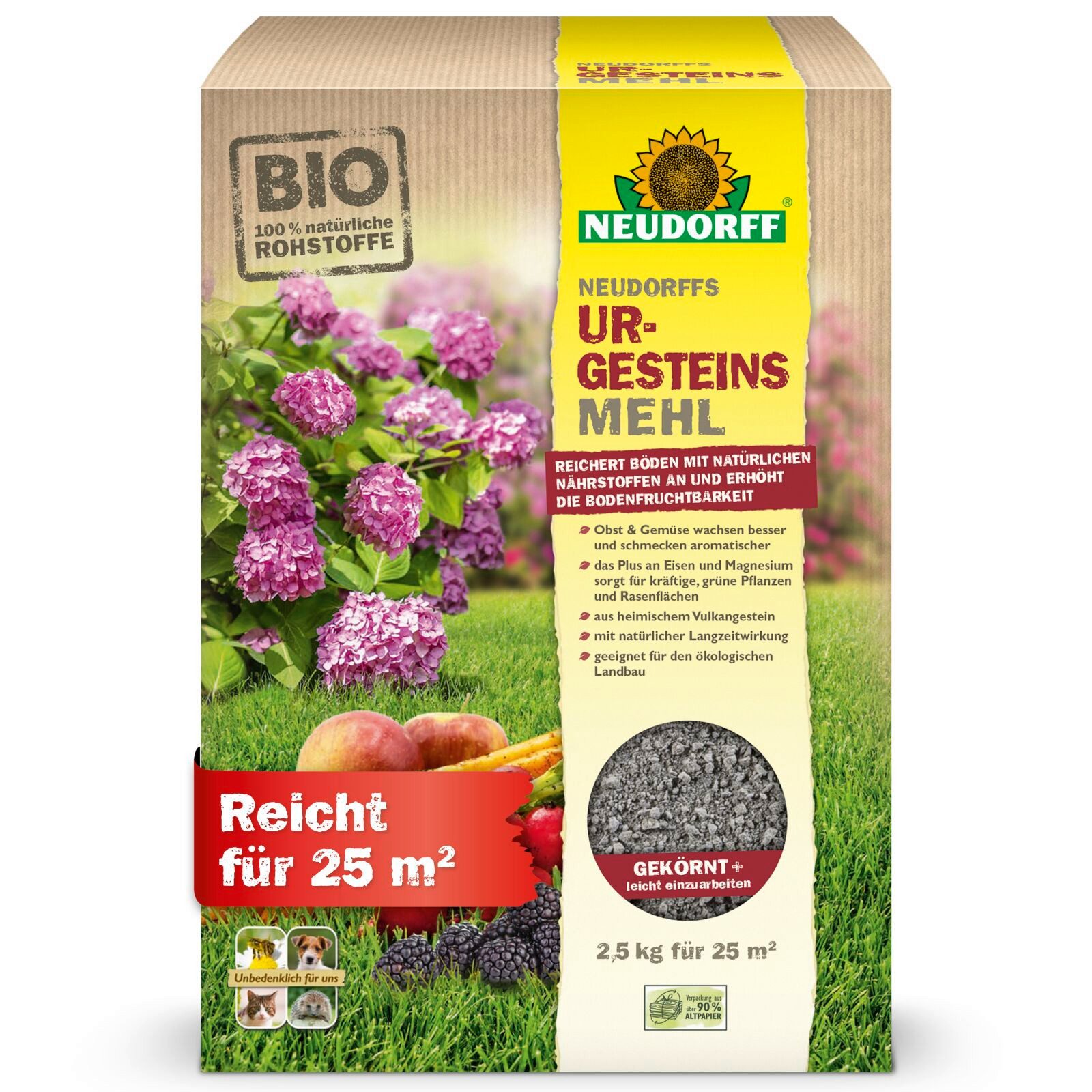 Neudorff Tonmehl UrgesteinsMehl - 2,5 kg