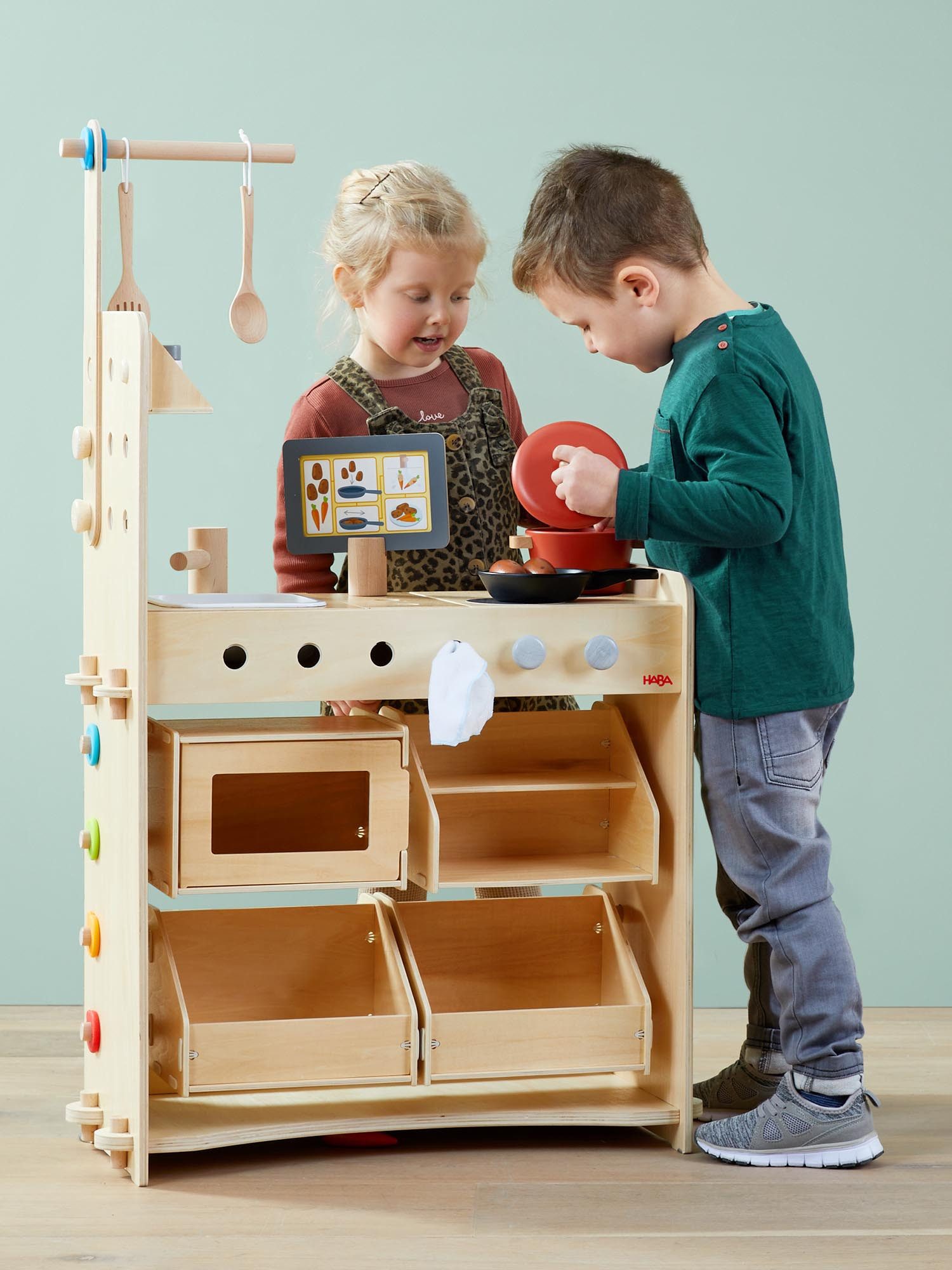 Haba Kaufladen Creative Play Studio 4 in 1 Set (2-tlg), unisex neutral