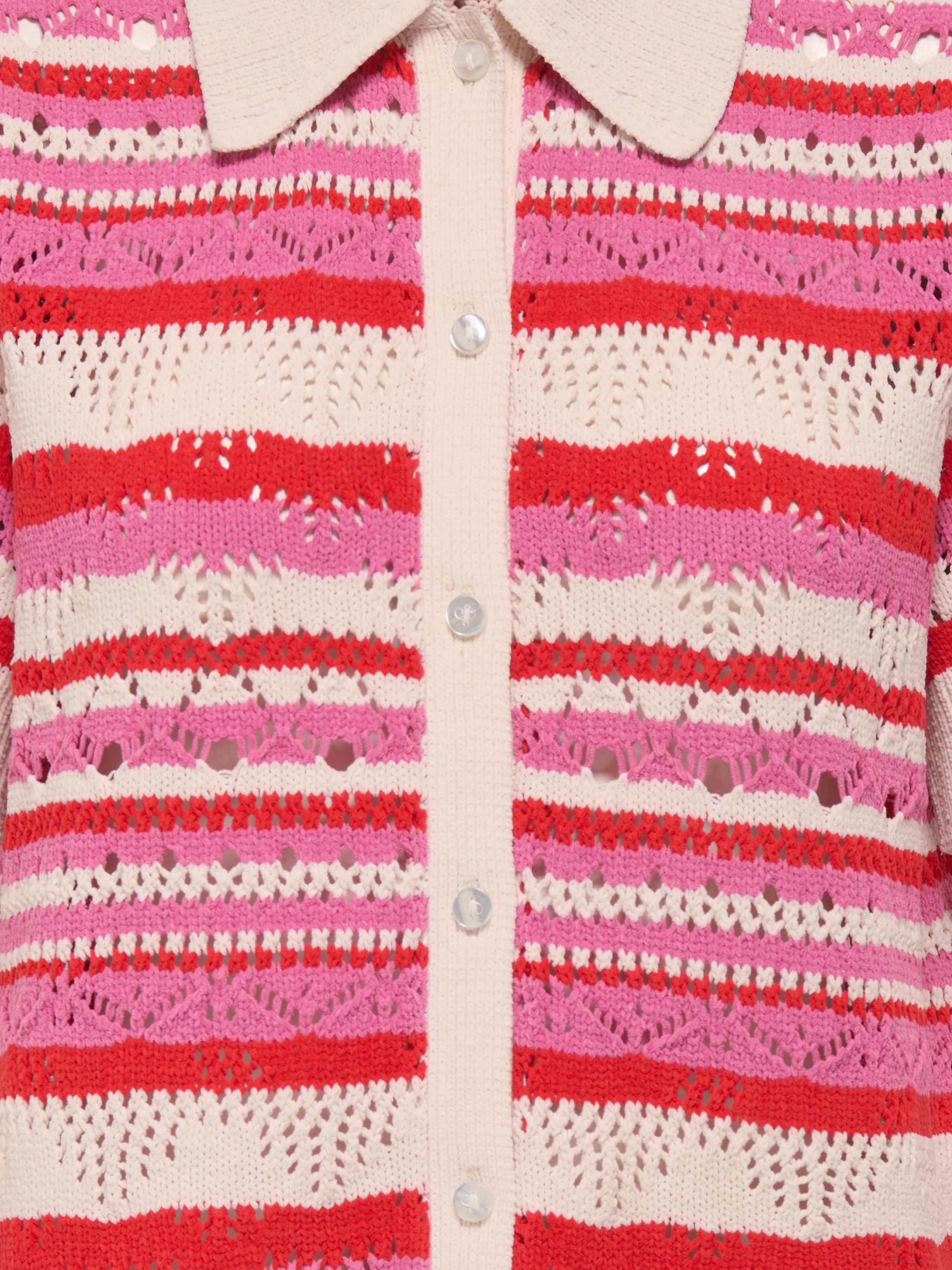 ONLY Strickjacke ONLLULA POLO S/S CARDIGAN KNT NOOS