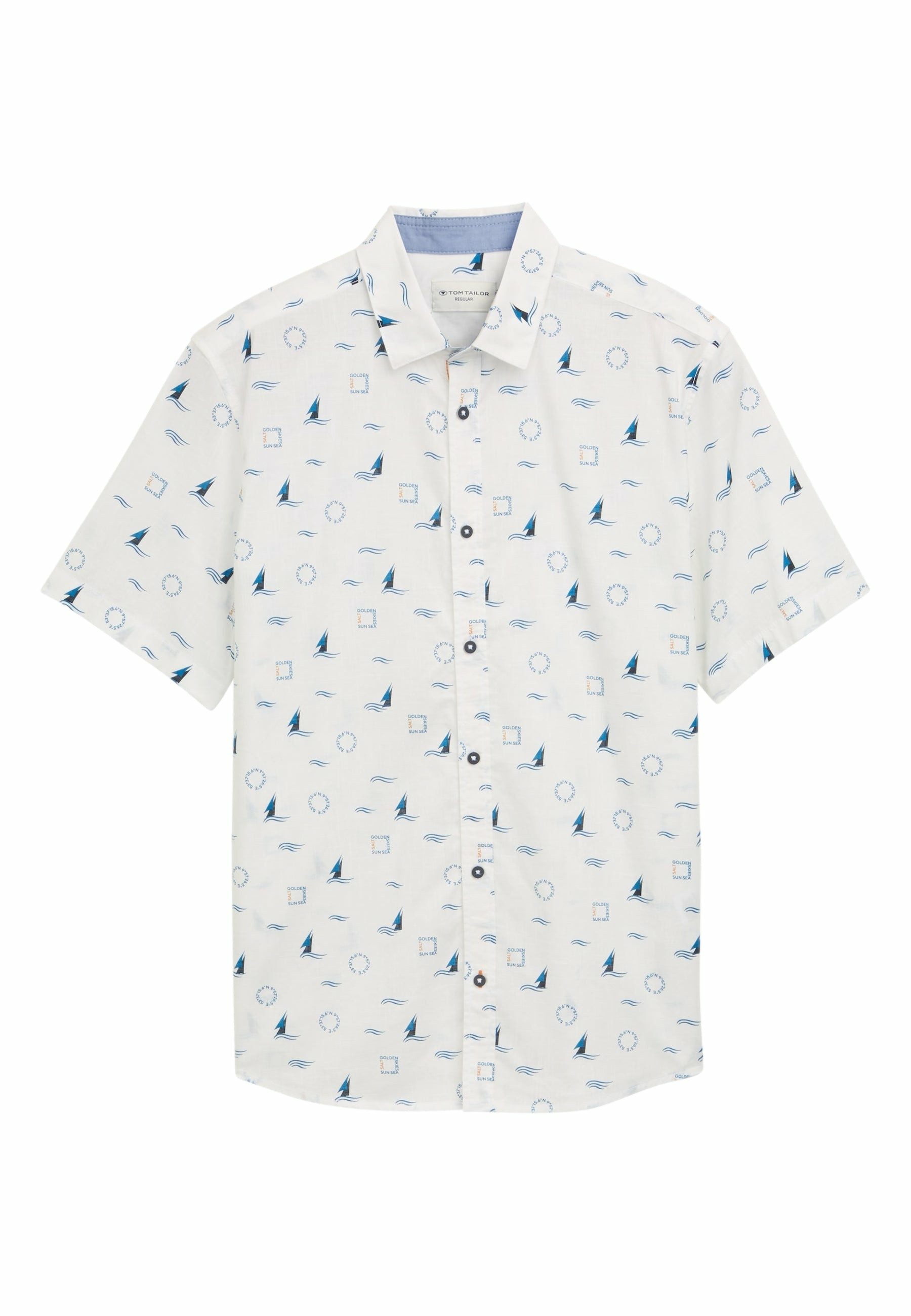 TOM TAILOR Kurzarmhemd Kurzarm FreizeitHemd für Herren (1-tlg., keine Angabe)