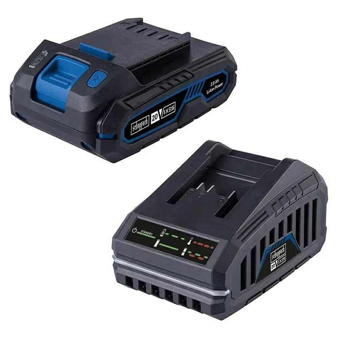 Scheppach Akku-Bohrschrauber 20V Bohrschrauber-Set C-DTB74/2-X IXES 2 x Akk günstig online kaufen