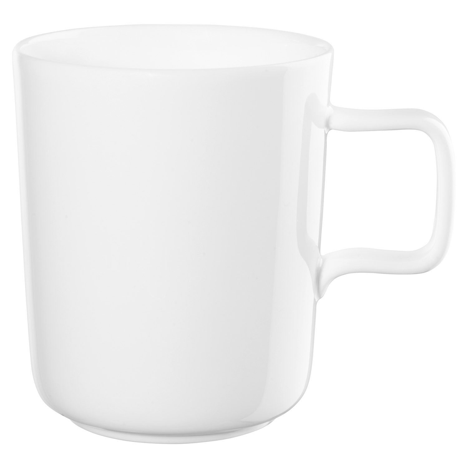 ASA SELECTION Tasse Kaffeetasse OCO, 350 ml, Weiß, Mikrowellengeeignet, Fine Bone China, Spülmaschinenfest