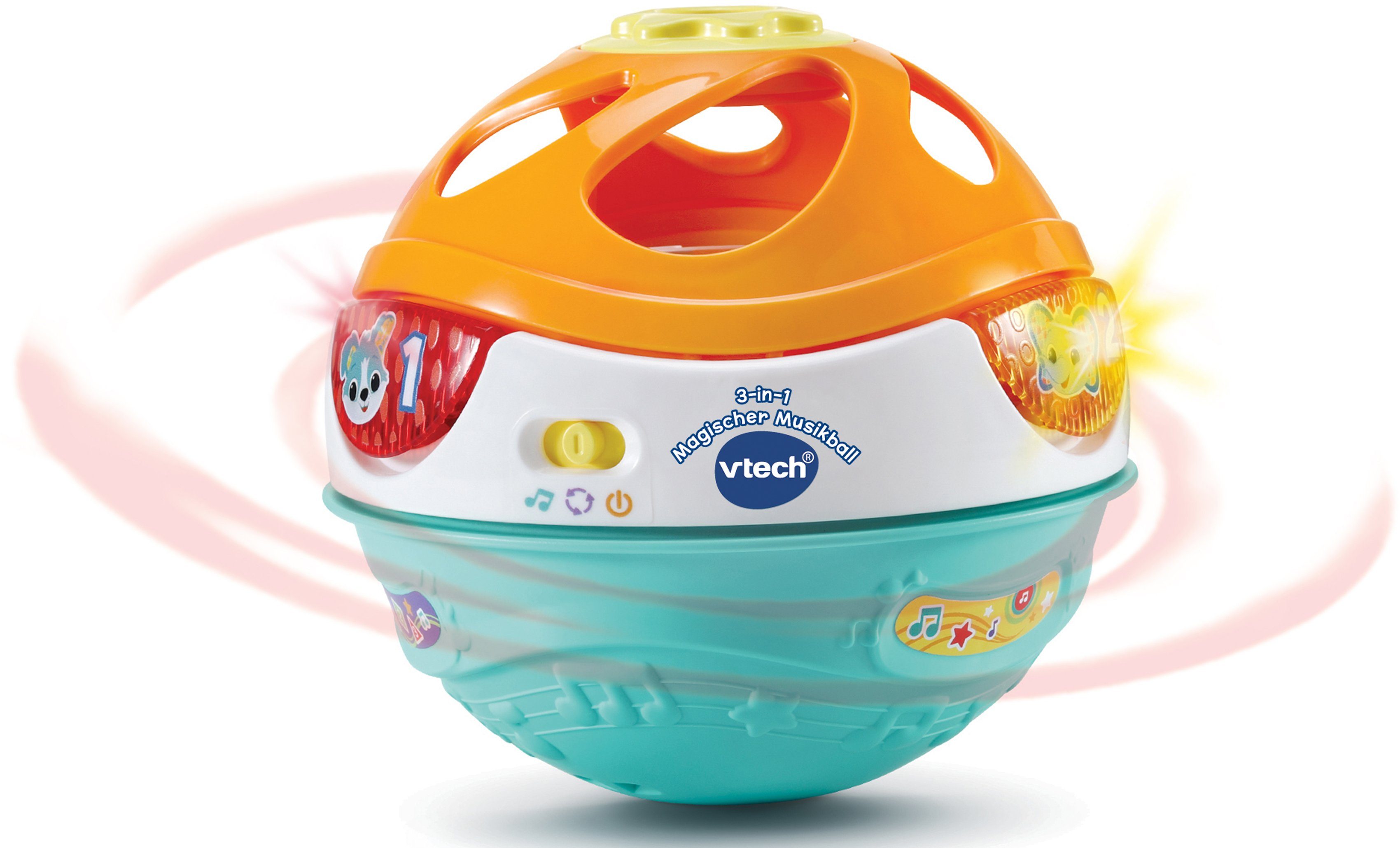 Vtech® Lernspielzeug VTechBaby, 3in1 Magischer Musikball, mit Licht- und Soundeffekten