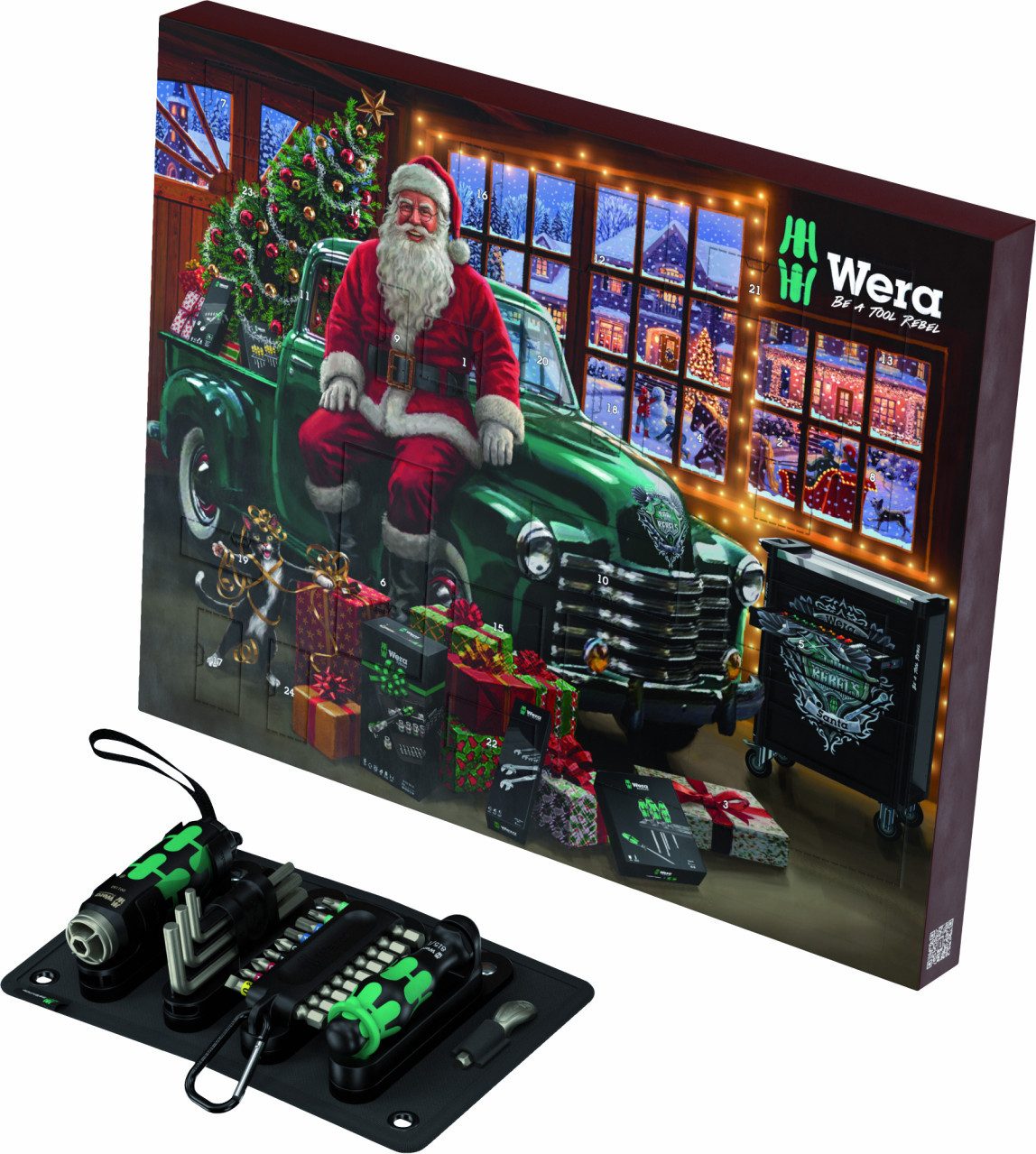 Wera Adventskalender Wera Werkzeug-Adventskalender 24-teilig