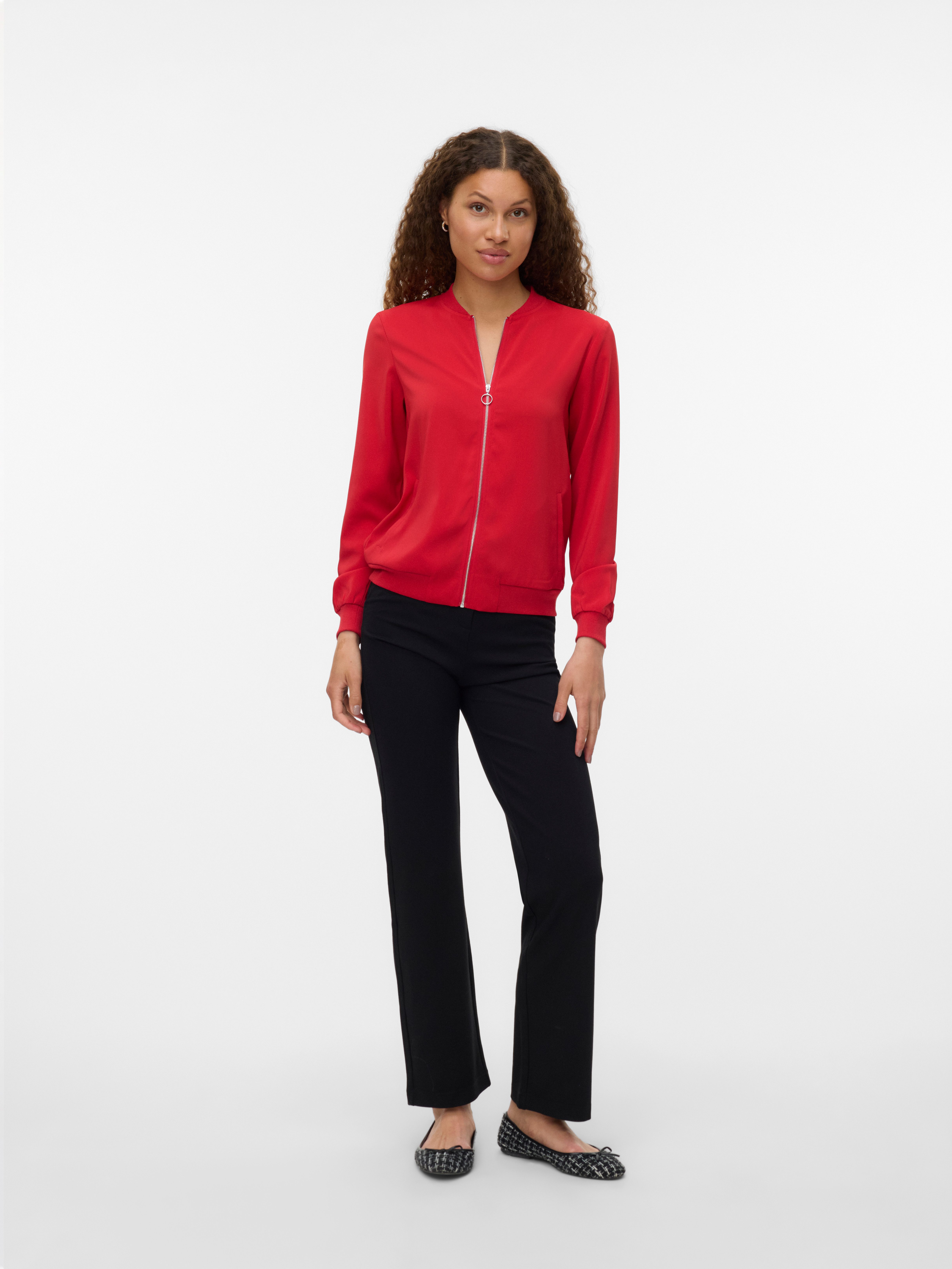 Vero Moda Bomberjacke VMCOCO L/S BOMBER NOOS Materialmix