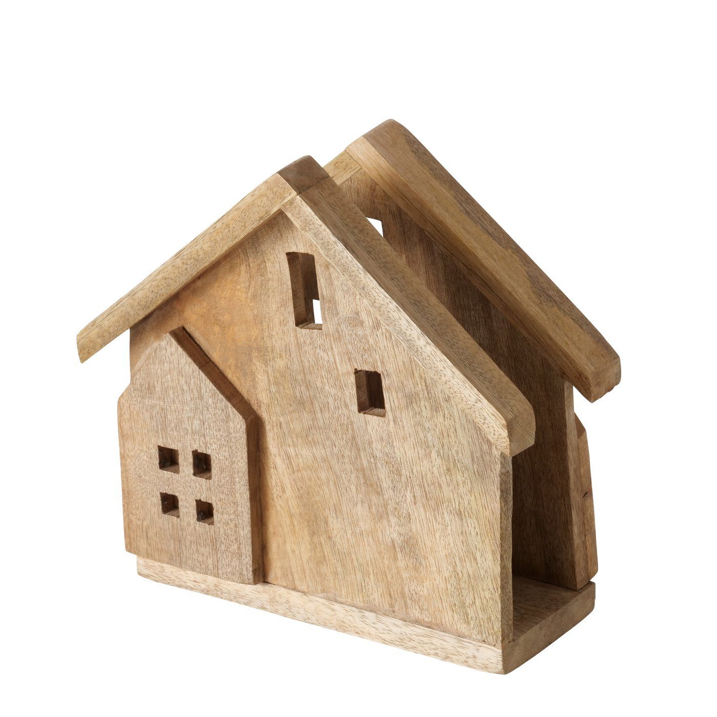 BOLTZE Serviettenhalter Hausform aus Holz Holdy, aus Holz
