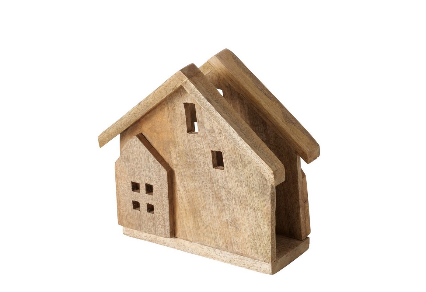 BOLTZE Serviettenhalter Hausform aus Holz Holdy, aus Holz