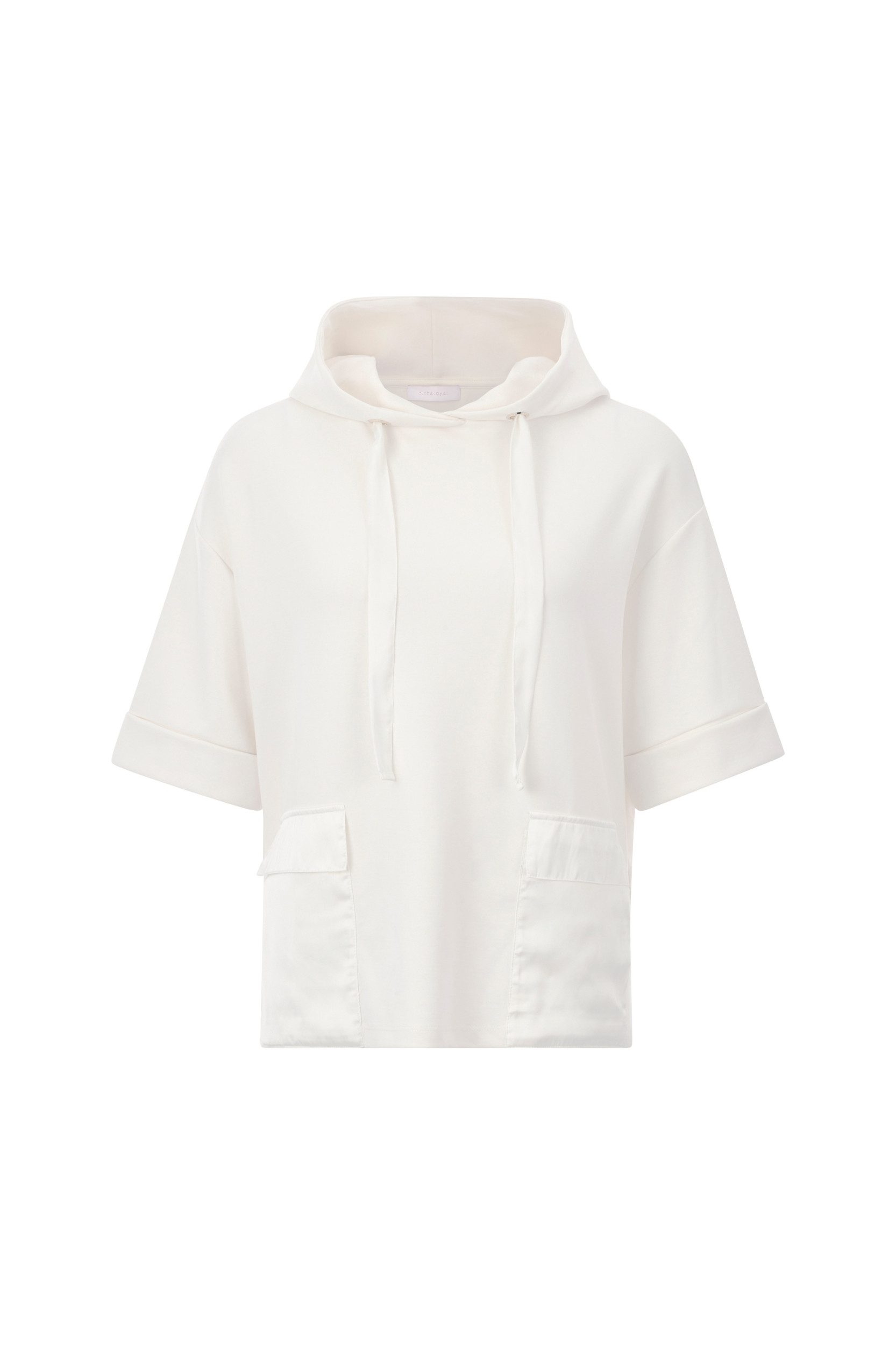 RICHROYAL Sweater Scuba hoodie satin mat mix