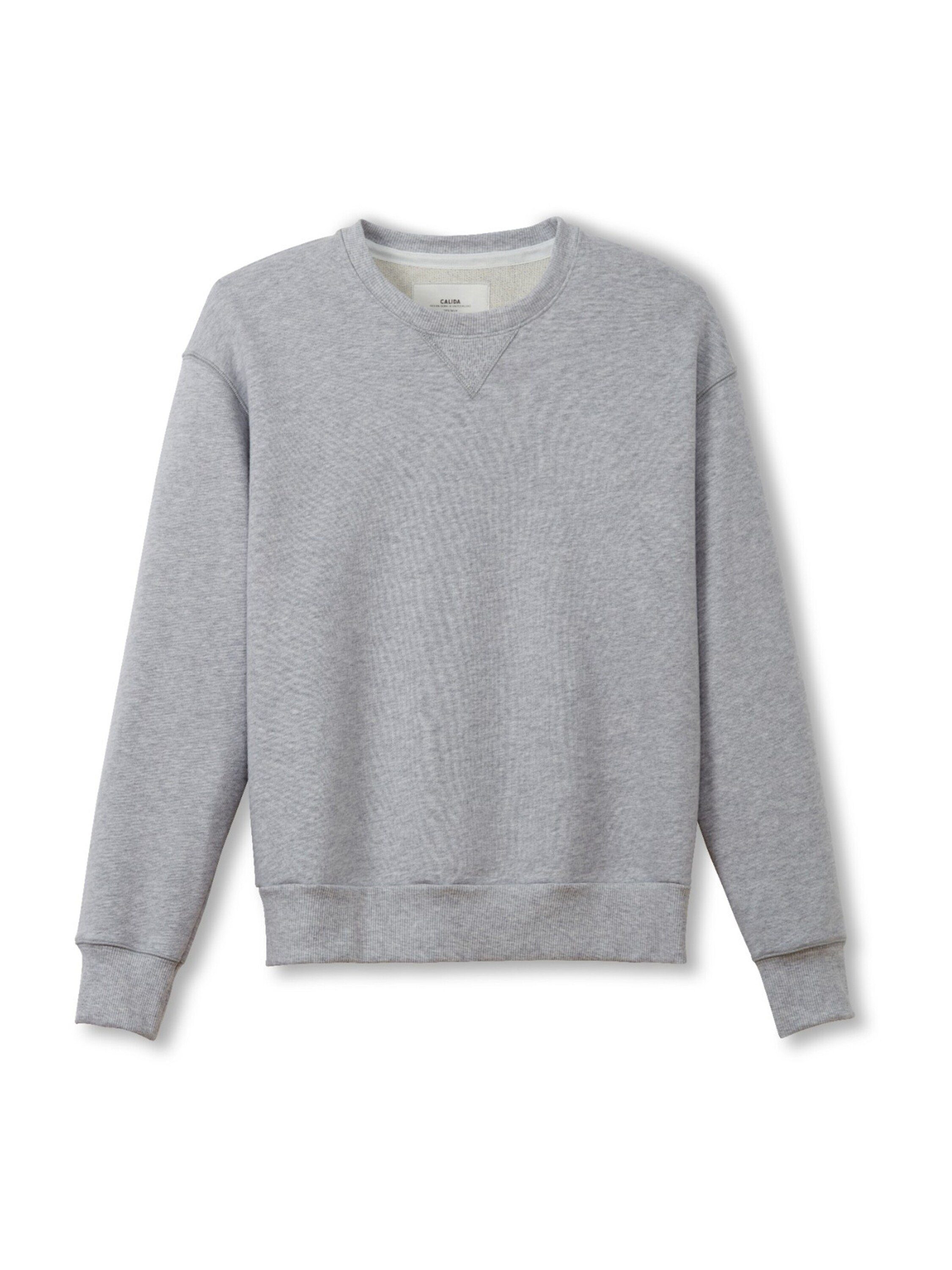 Sweatshirt (1-tlg) Details Plain/ohne CALIDA