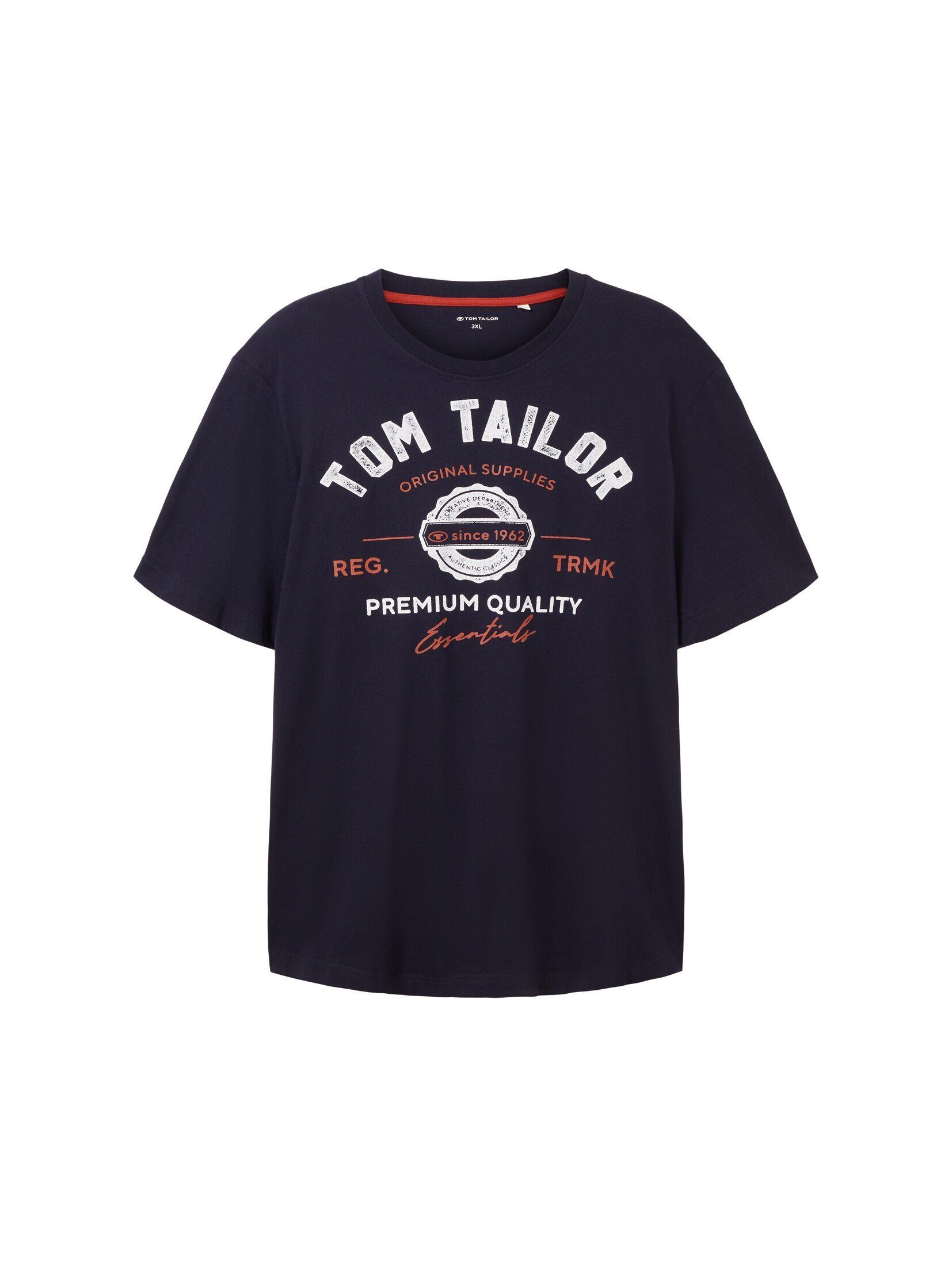 TOM TAILOR PLUS T-Shirt T-Shirt Plus Size - T-Shirt mit Logo Print günstig online kaufen
