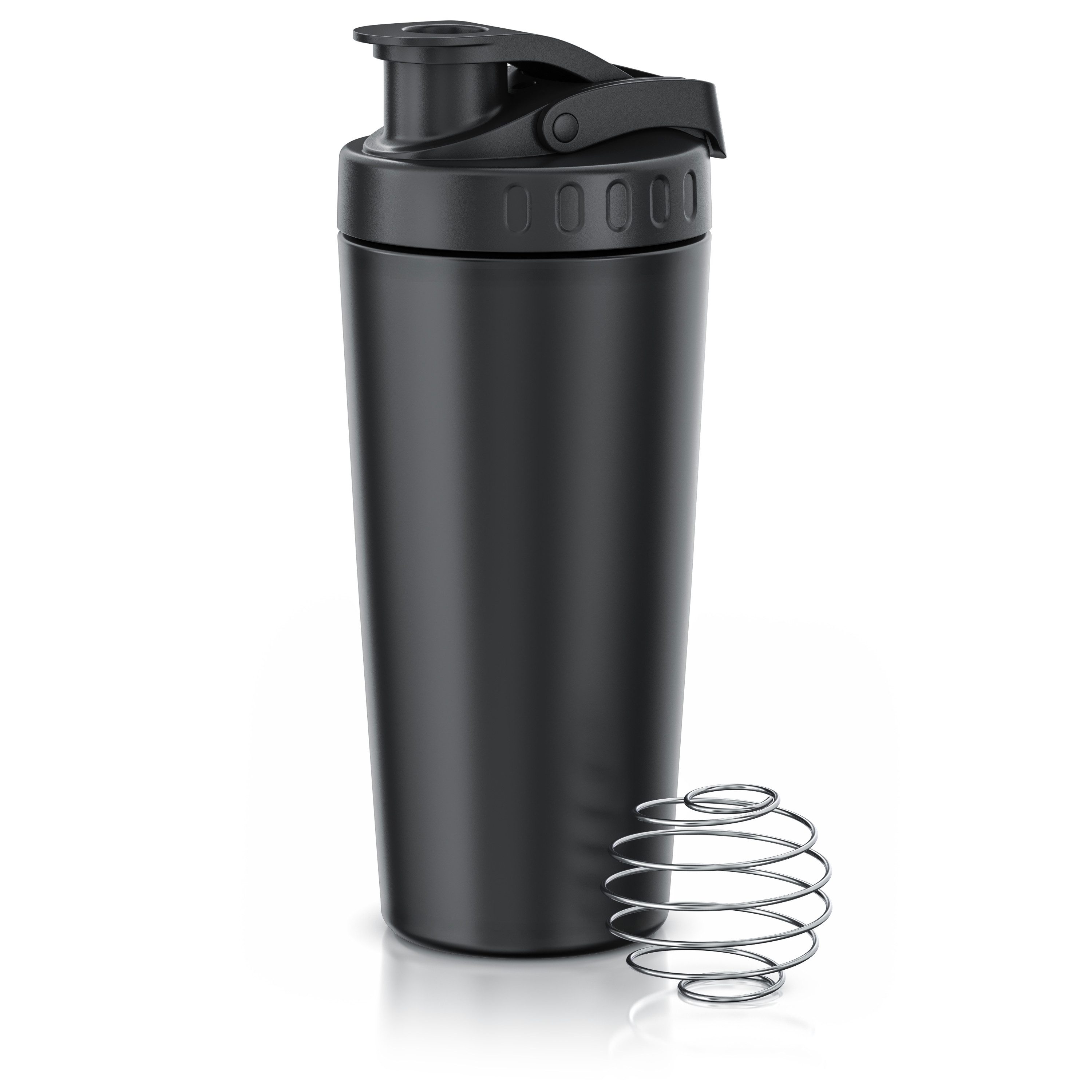 Arendo Protein Шейкер Edelstahl Eiweißshaker 750 ml, verschließbar, spülmaschinengeeignet, Edelstahl, Mixbecher, Tragegriff, BPA-frei, für unterwegs, Yoga, Finess, Sport