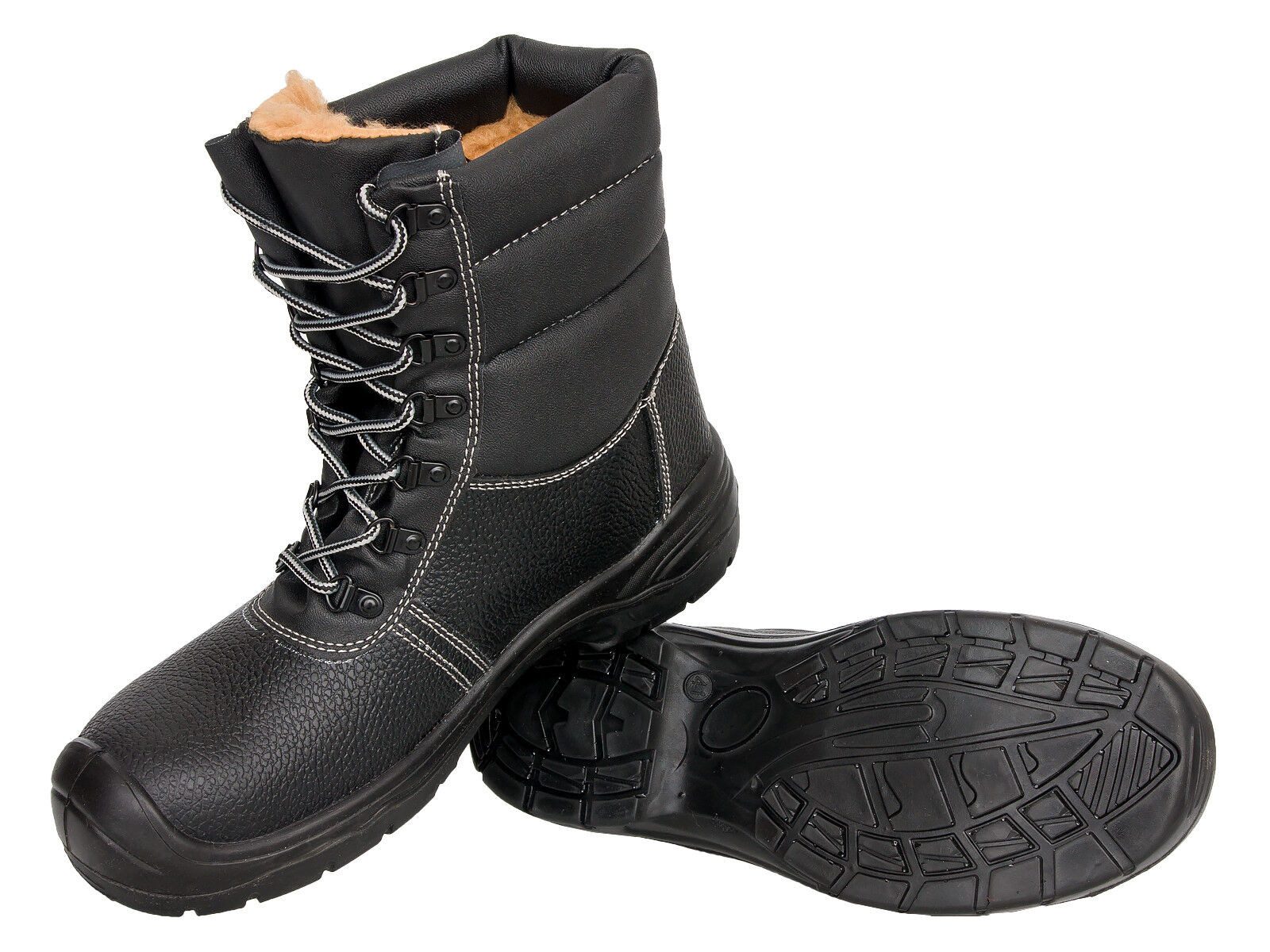 Urgent Arbeitsschuhe Sicherheitsschuhe WINTER Winterstiefel Stahlkappe Arbeitsschuh – Bild 4 von 5