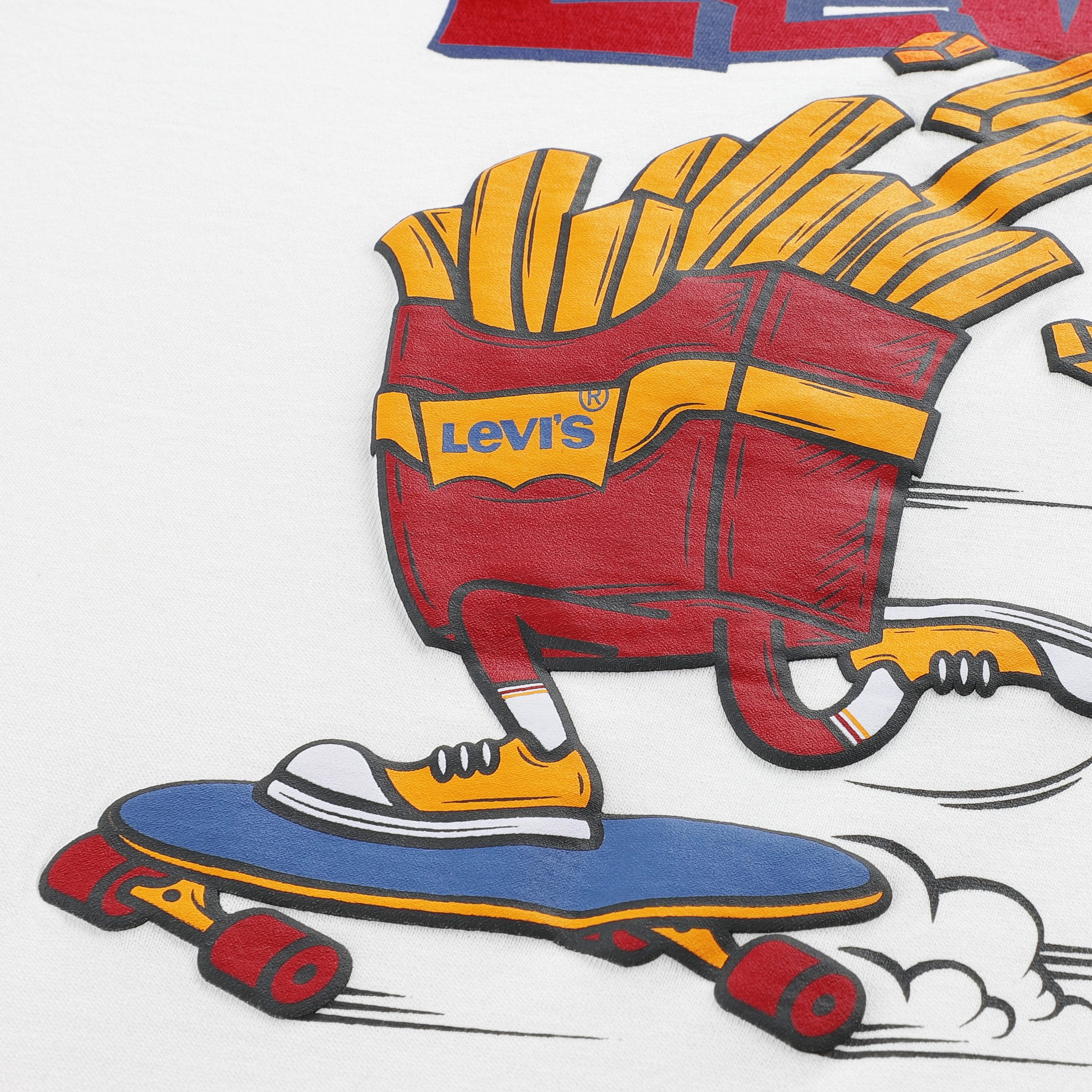 Levi's® Kids T-Shirt LVB FRIES ON THE LOOSE TEE for Boys, mit coolem Logo-Print