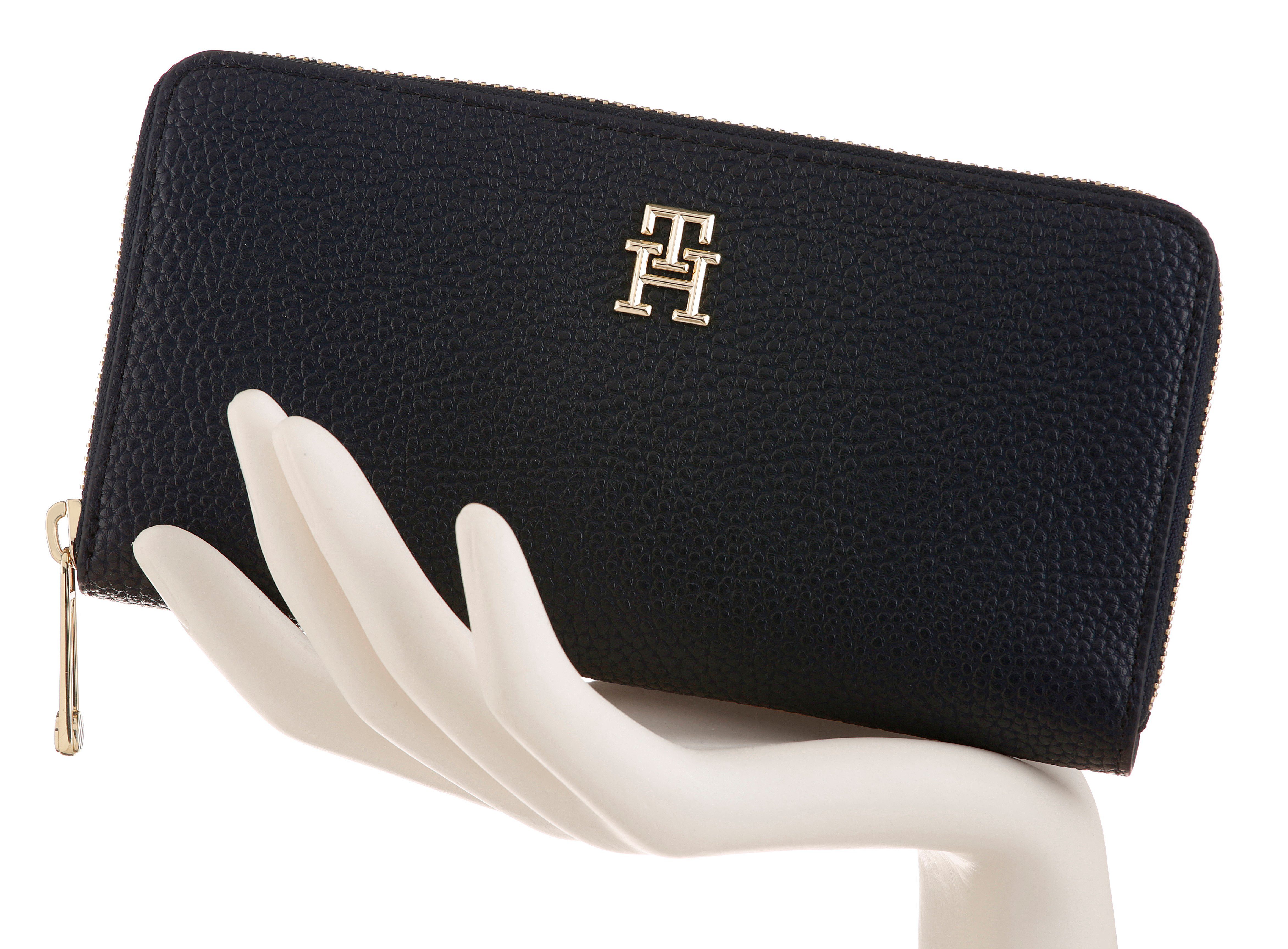 Tommy Hilfiger Geldbörse TH EMBLEM LARGE ZA, mit TH-Emblem vorne günstig online kaufen