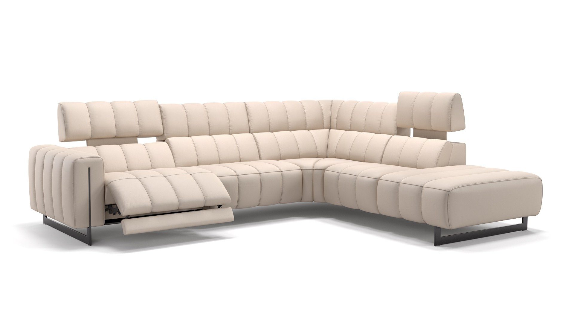 Sofanella Wohnlandschaft Leder VENETO, Wohnlandschaft, Ecksofa, Sofalandschaft, XXL Sofa, Leder Sofas
