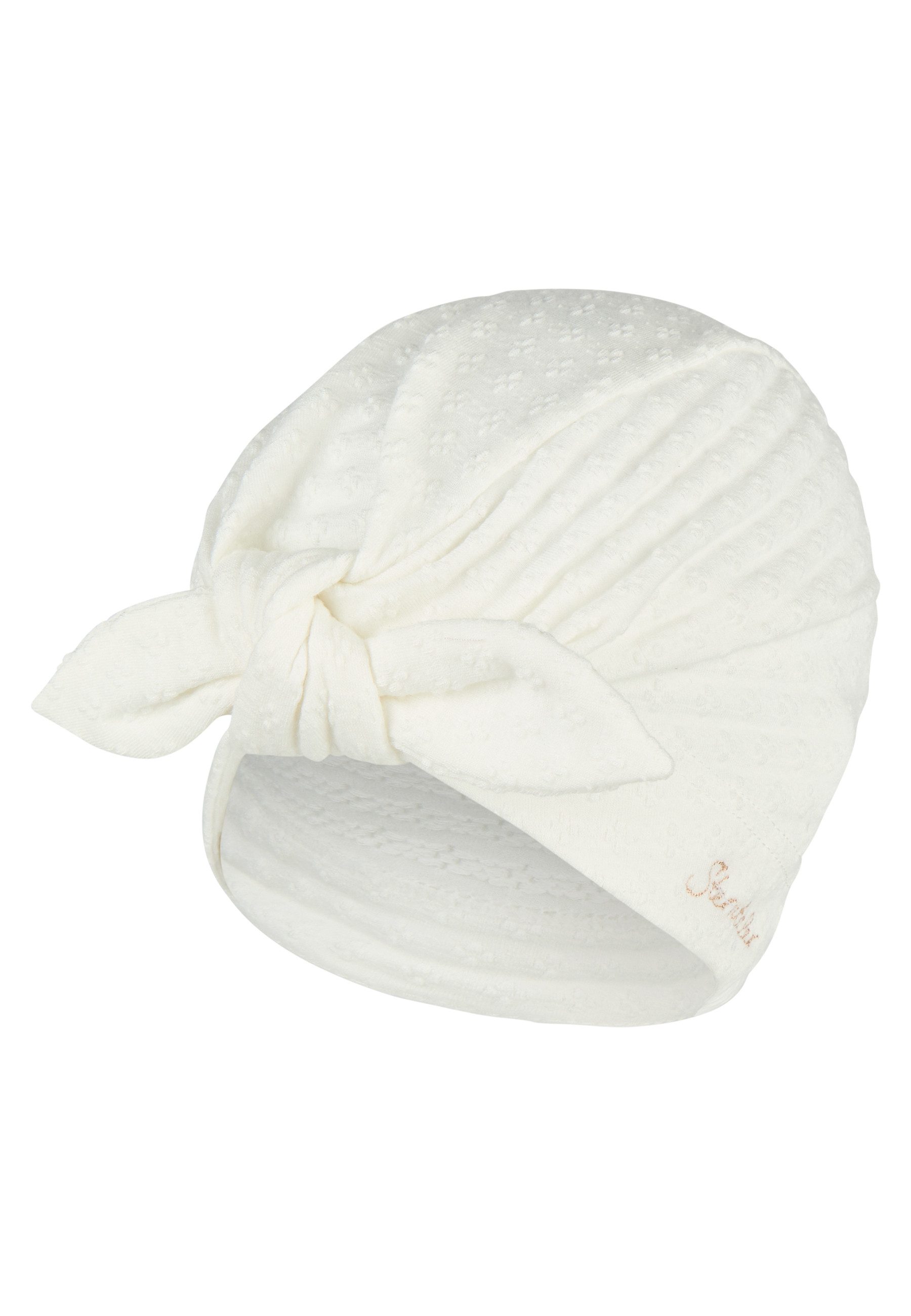 Sterntaler® Beanie UV-Schutz 50+ Knotenmütze Struktur (1-St) Knotenmütze aus strukturiertem Mischgewebe
